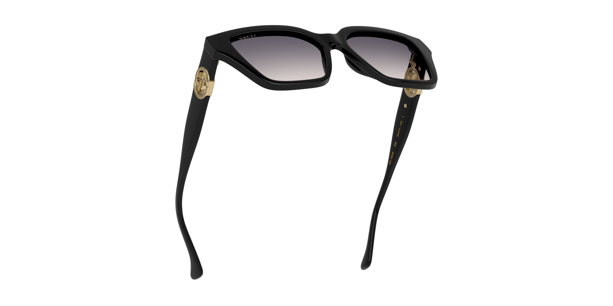 Bottom_Up Gucci GG 1023S Sunglasses Grey / Black