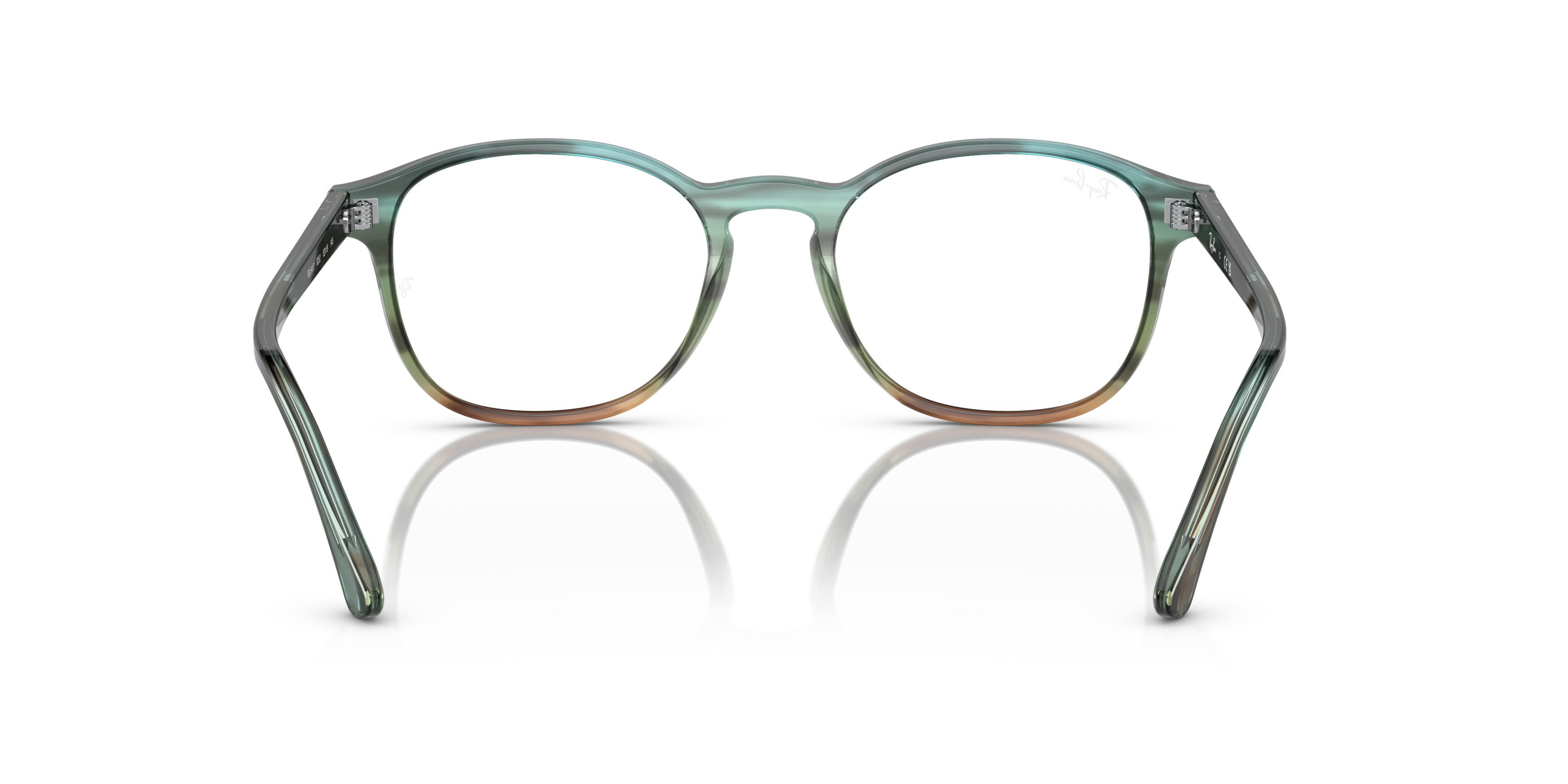 Detail02 Ray-Ban RX 5417 (8252) Glasses Transparent / Blue