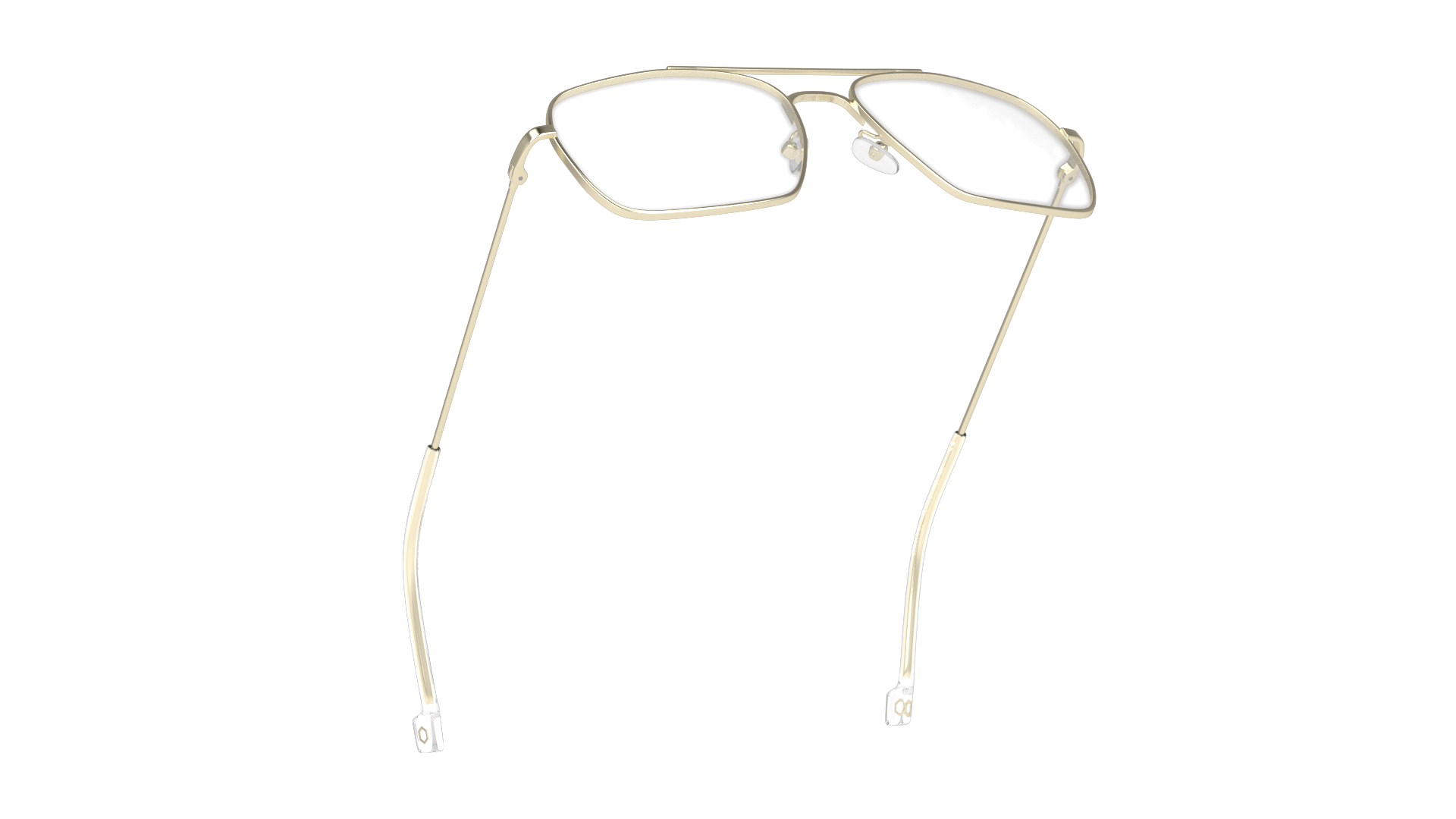 Bottom_Up Unofficial UNOM0074 Glasses Transparent / Gold