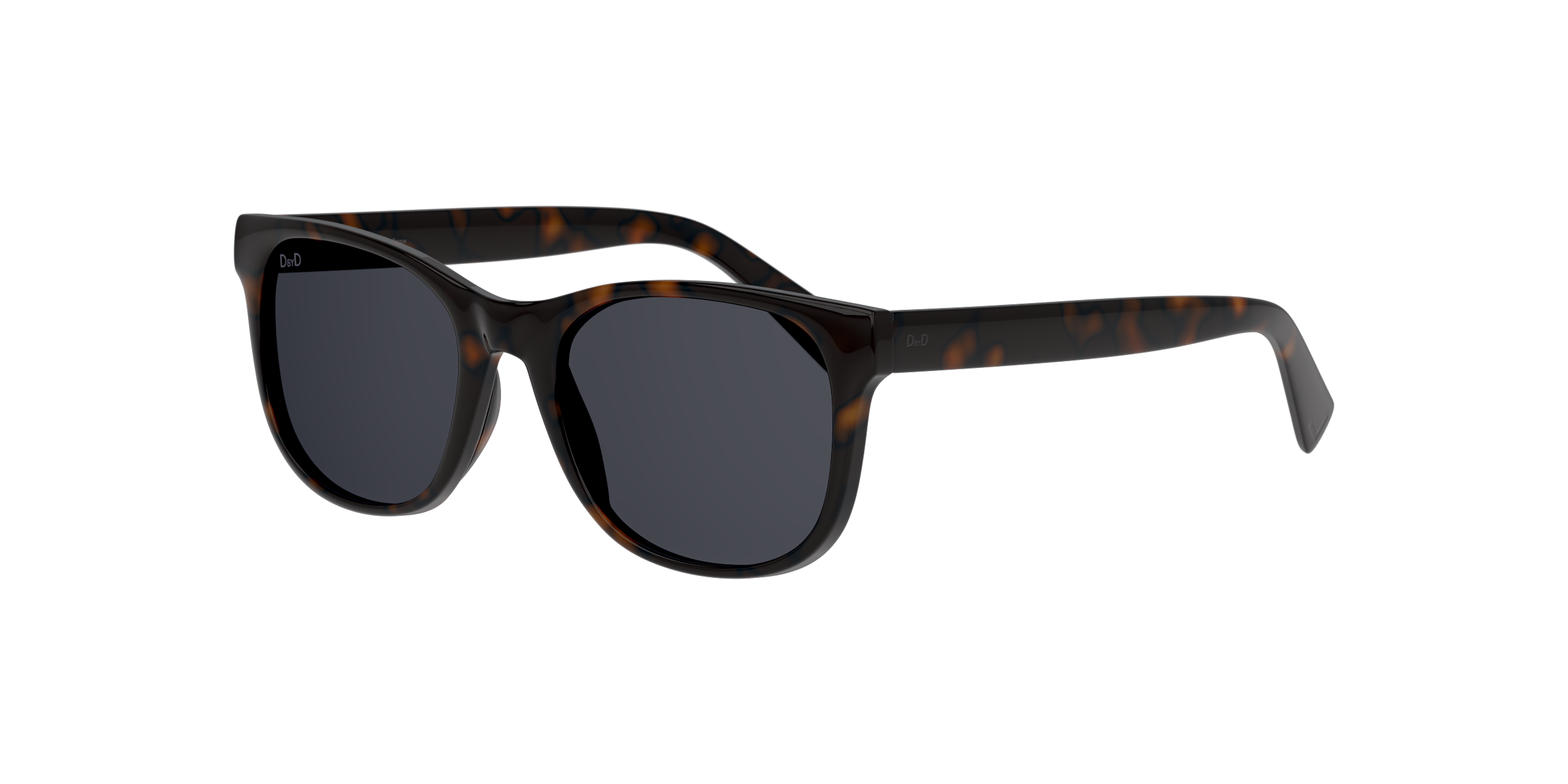 Angle_Left01 DbyD Bio-Acetate DB SU5000 (HHG0) Sunglasses Grey / Tortoise Shell