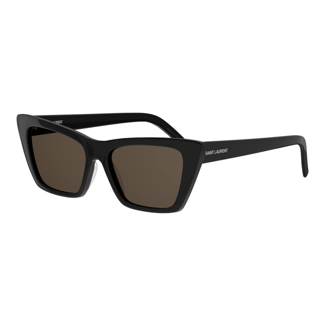 Saint Laurent SL 276 Lunettes de Soleil Femme - Cateye Noir Gris - Possibilité de verres correcteurs