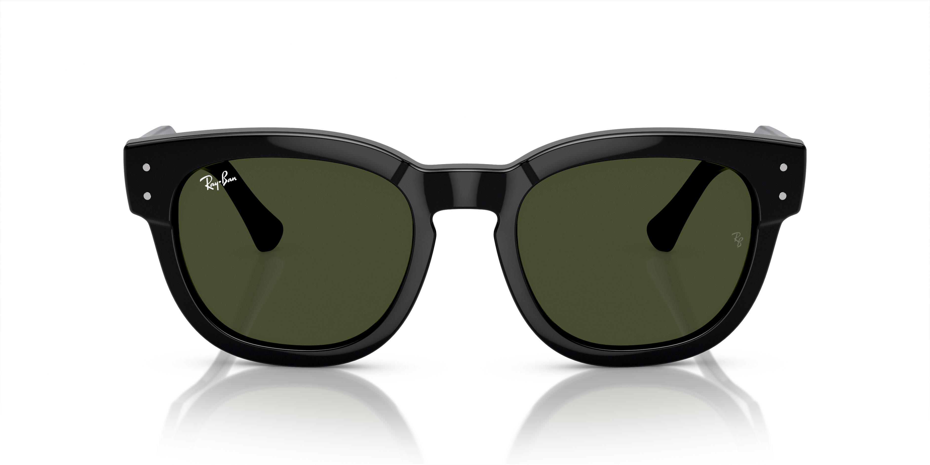 Front Ray-Ban Mega Hawkeye RB 0298S Sunglasses Green / Black