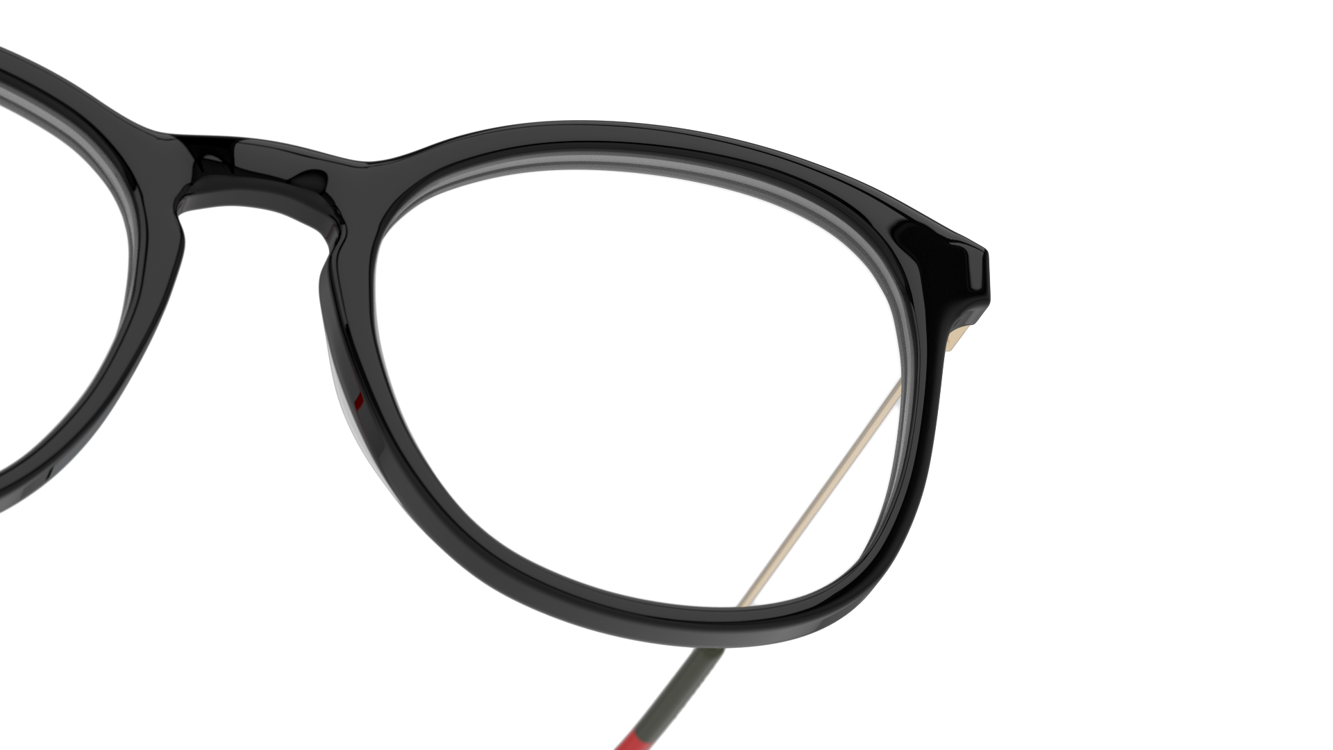 Detail01 Gucci GG 10490 (001) (001) Glasses Transparent / Black