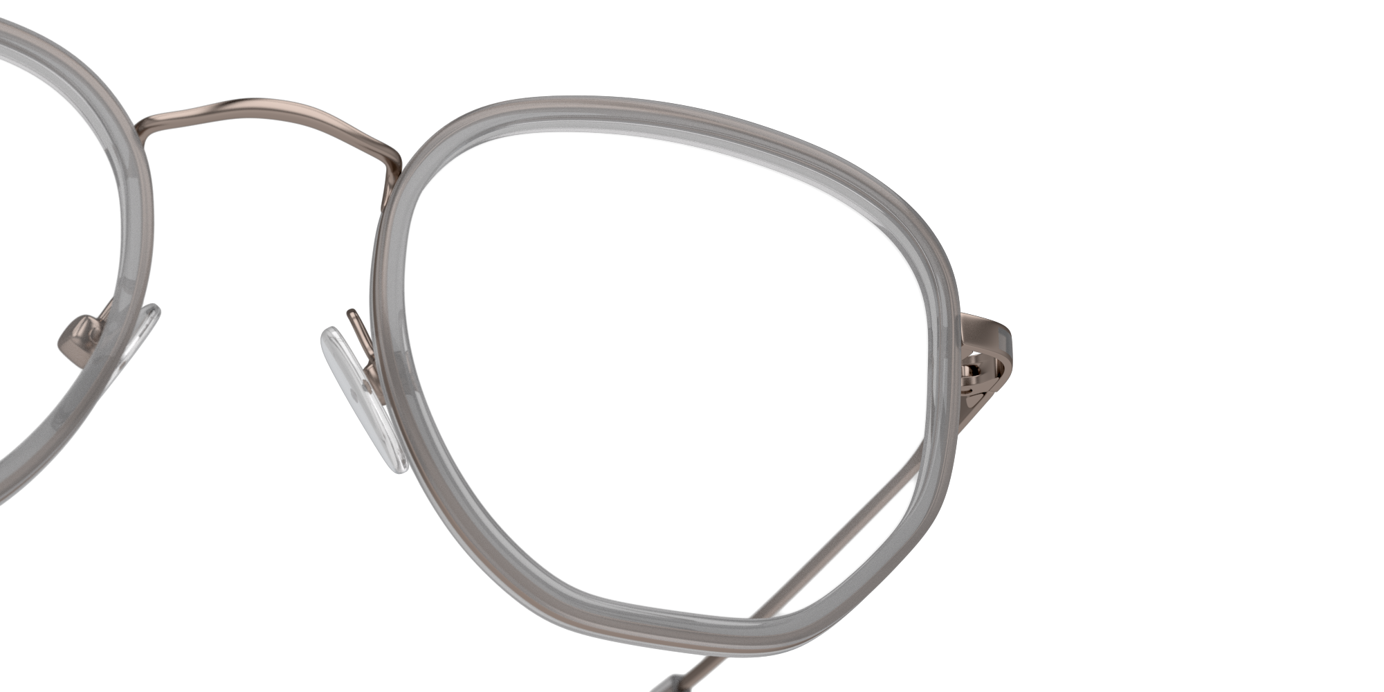 Detail01 Unofficial UNOM0164 (CS00) Glasses Transparent / Blue