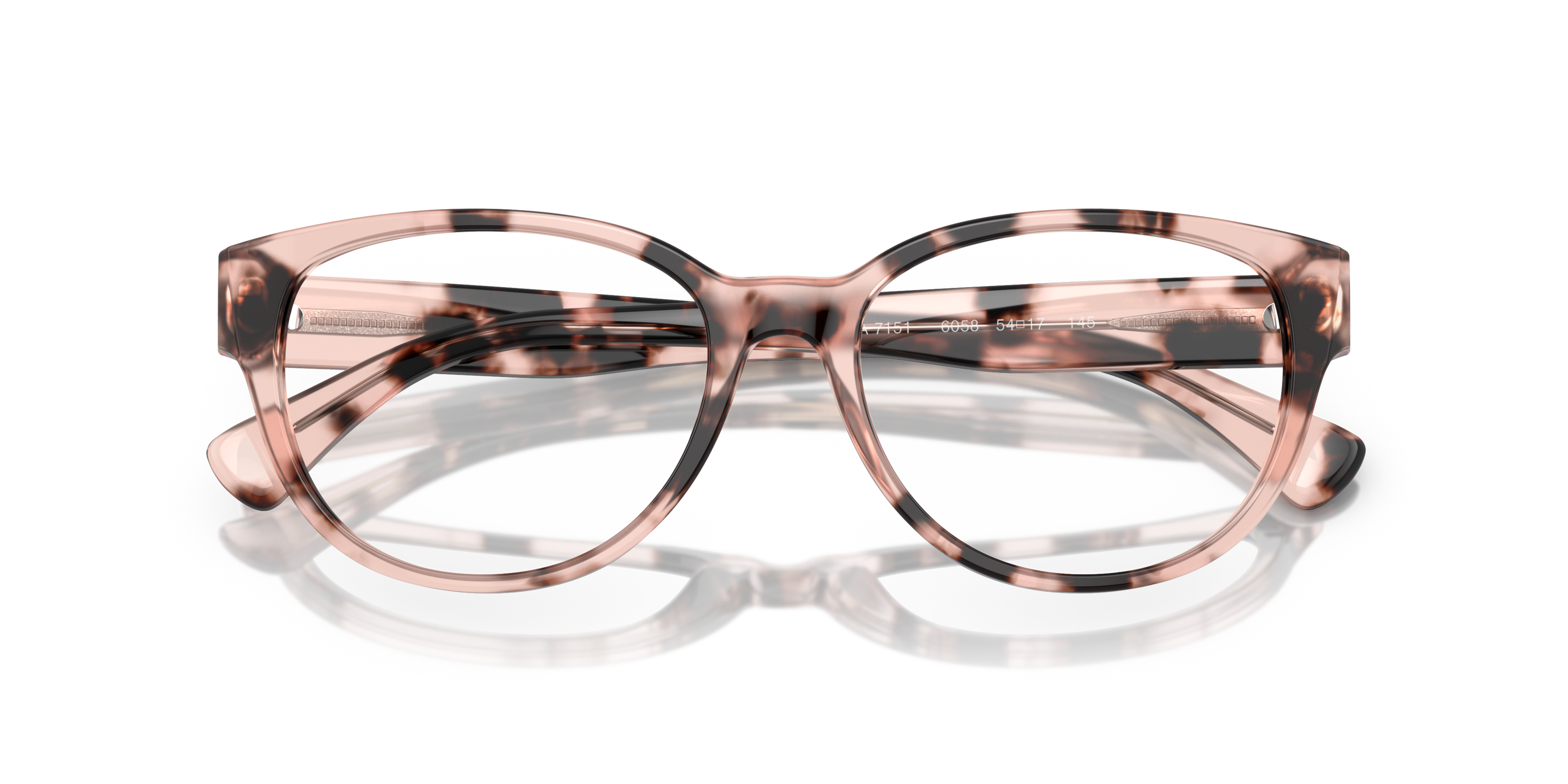 Folded Ralph by Ralph Lauren RA 7151 (6058) Glasses Transparent / Pink