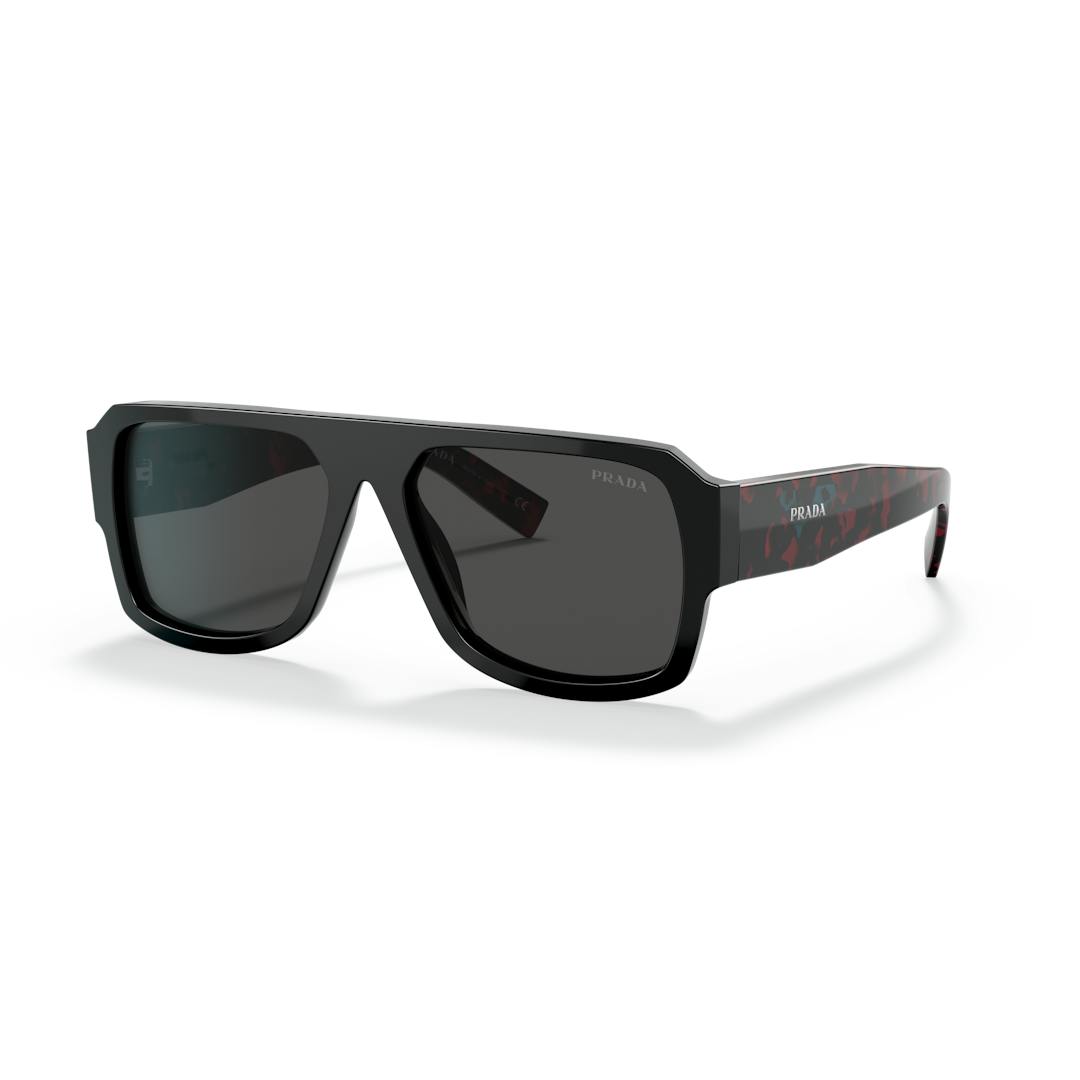 Prada PR 22YS Lunettes de Soleil Homme - Pilote Noir