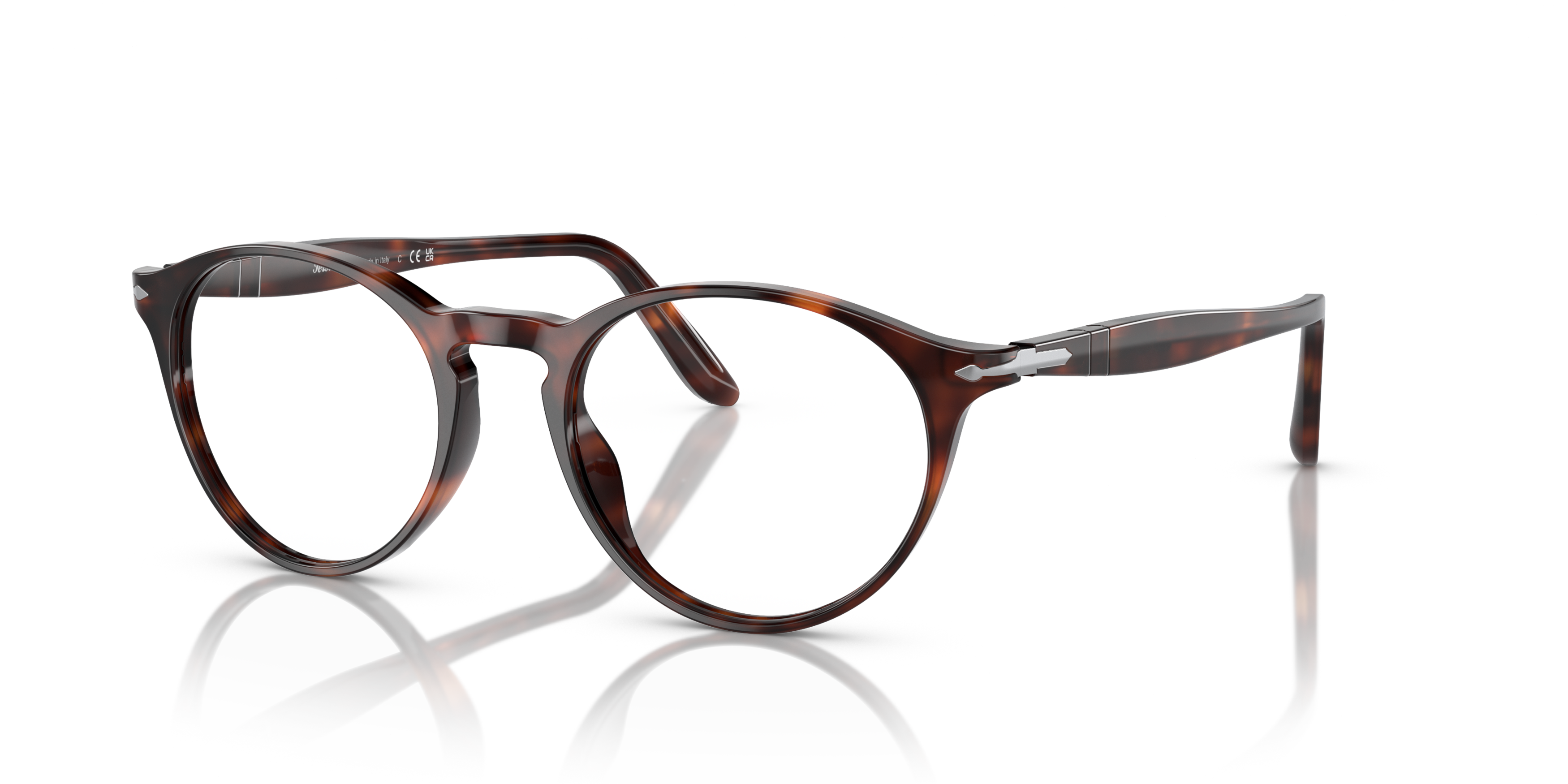 Angle_Left01 Persol PO 3092V Glasses Transparent / Tortoise Shell