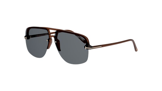 Tom Ford FT 1003 Sunglasses Blue / Brown