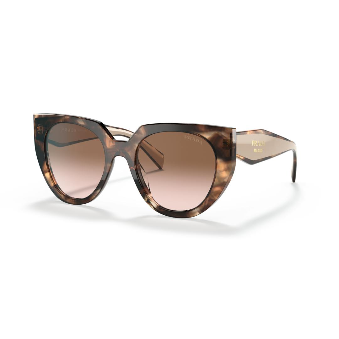 Prada PR 14WS Lunettes de Soleil Homme - Cateye Ecaille