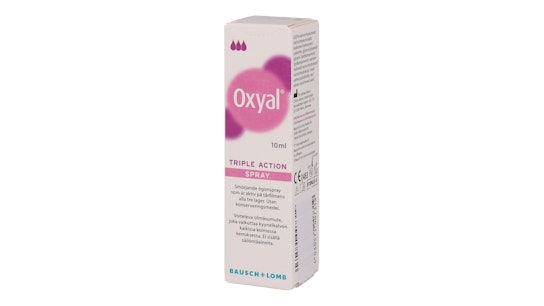 Oxyal Oxyal triple action spray Øjenspray 10ml