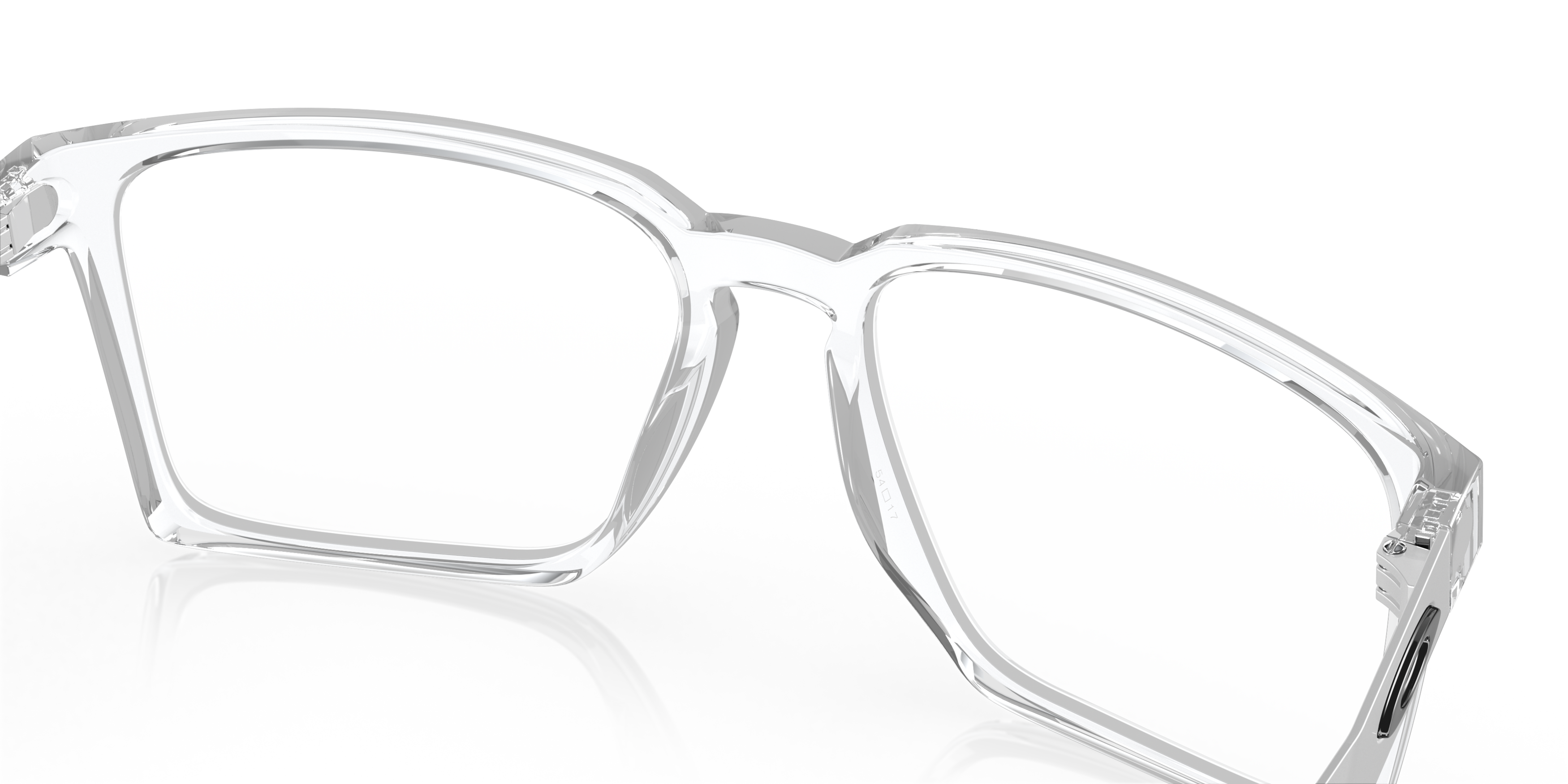 Detail03 Oakley OX 8055 Glasses Transparent / Black