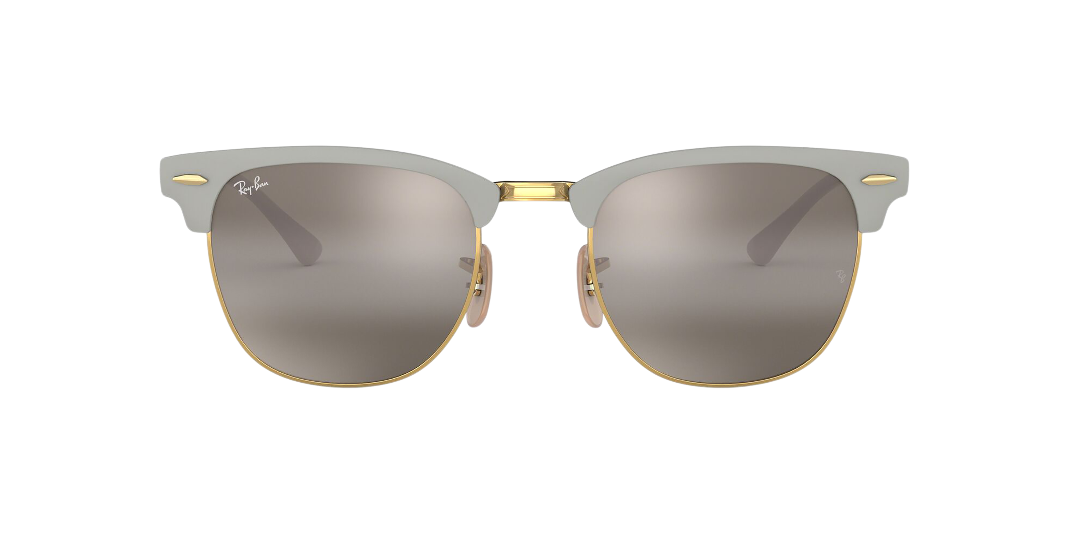 Front Ray-Ban Clubmaster Metal RB3716 9158AH Grijs / Goud