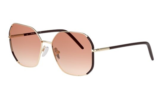 Prada PR 52WS (07M2F1) Sunglasses Pink / Gold