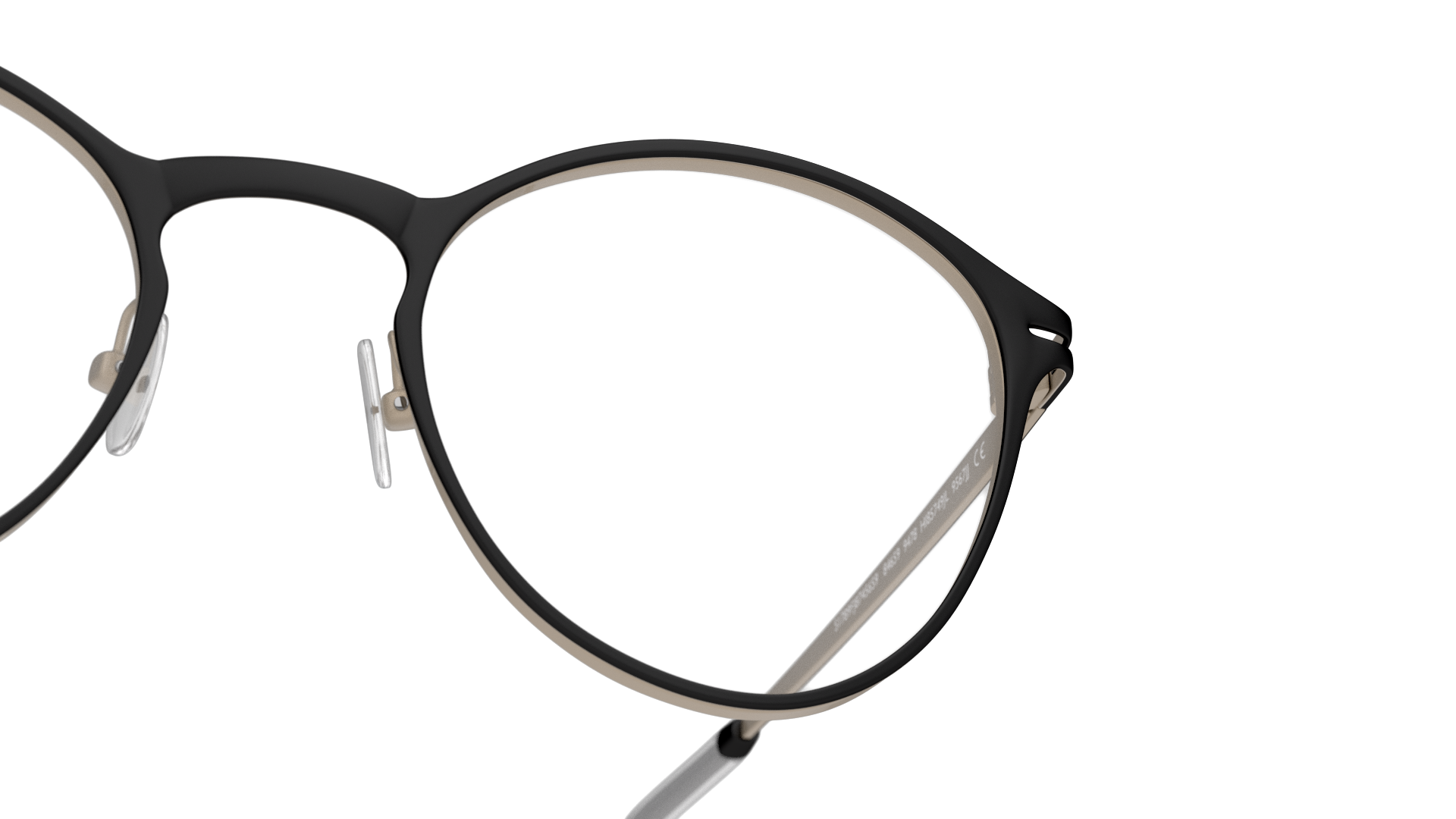 Detail01 DbyD Titanium DB OF9013 (NN00) Glasses Transparent / Brown