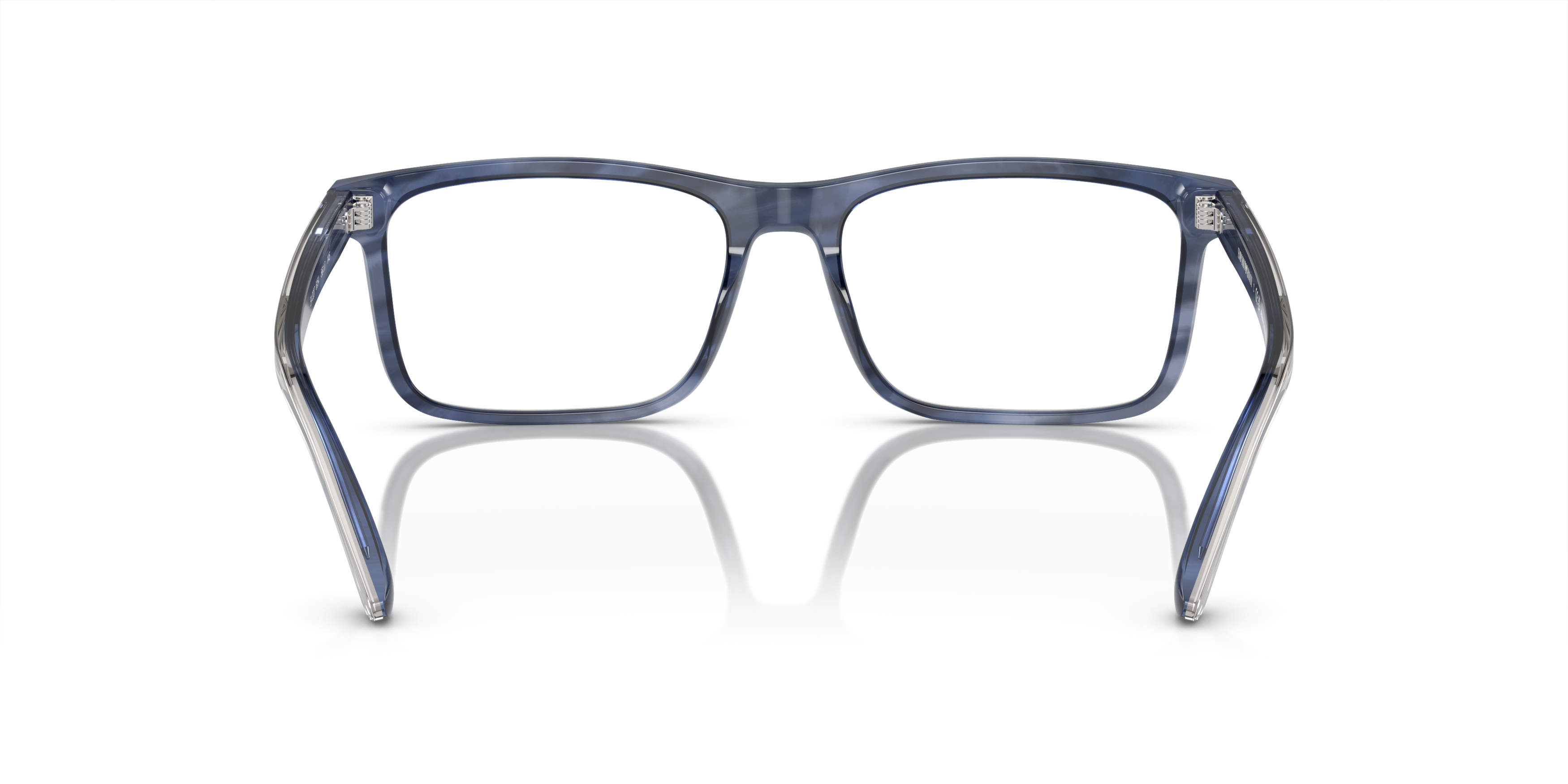Detail02 Emporio Armani EA 3277 Glasses Transparent / Blue