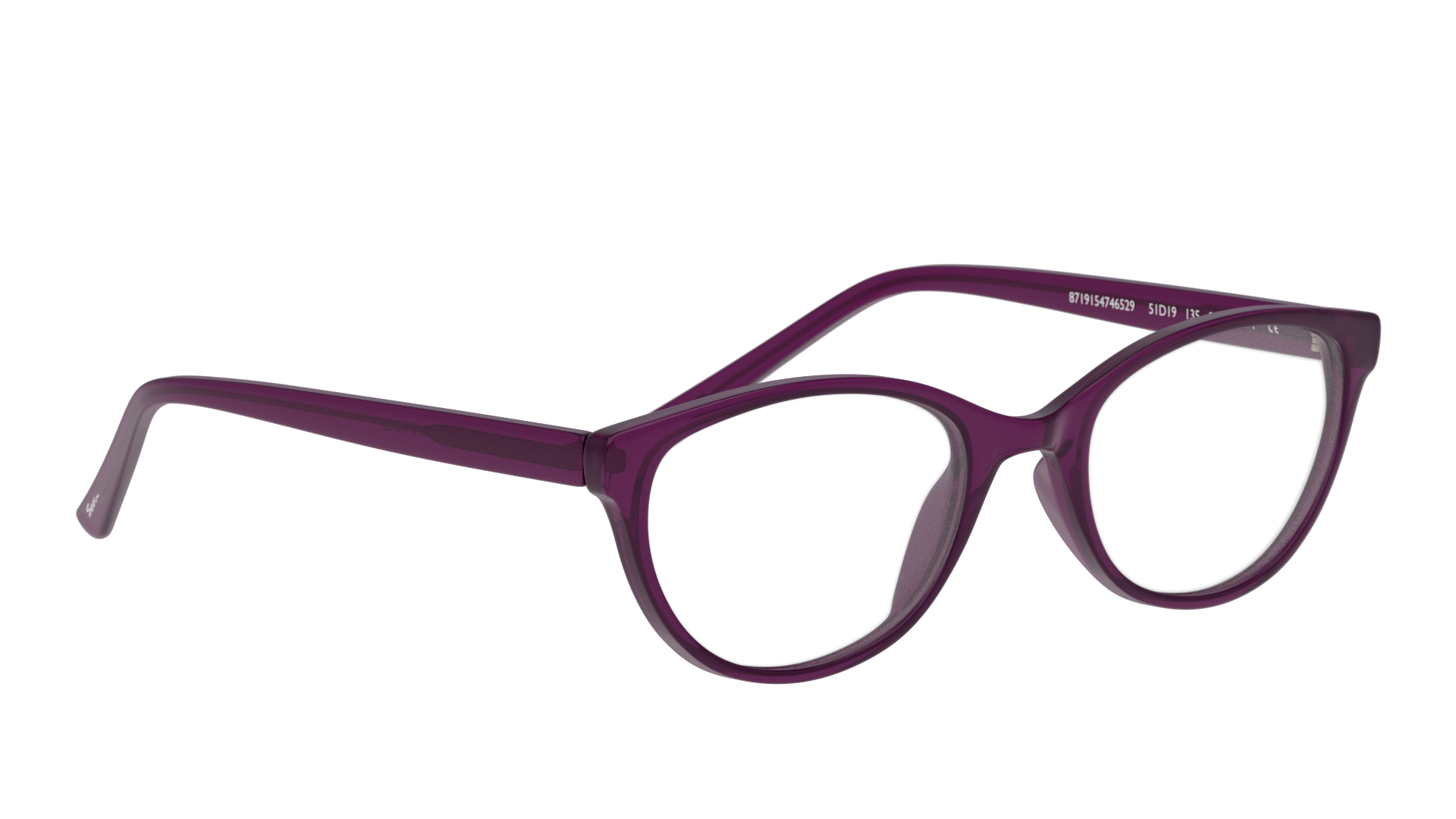 Angle_Right01 Seen SN EF09 (VT) Glasses Transparent / Violet