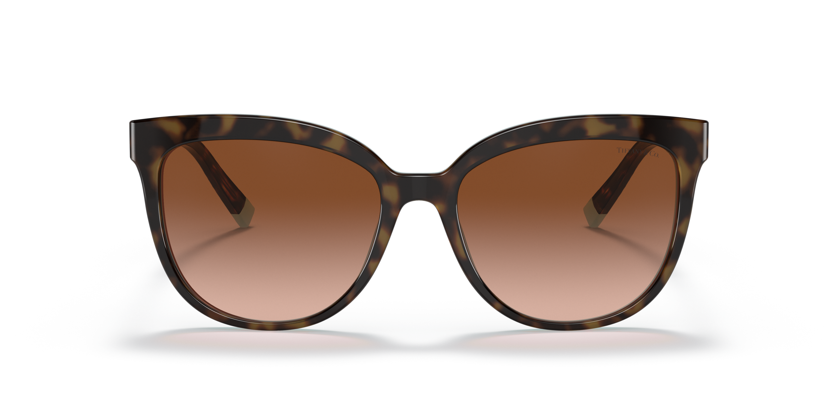 Front Tiffany & Co TF 4176 (81343B) Sunglasses Brown / Havana