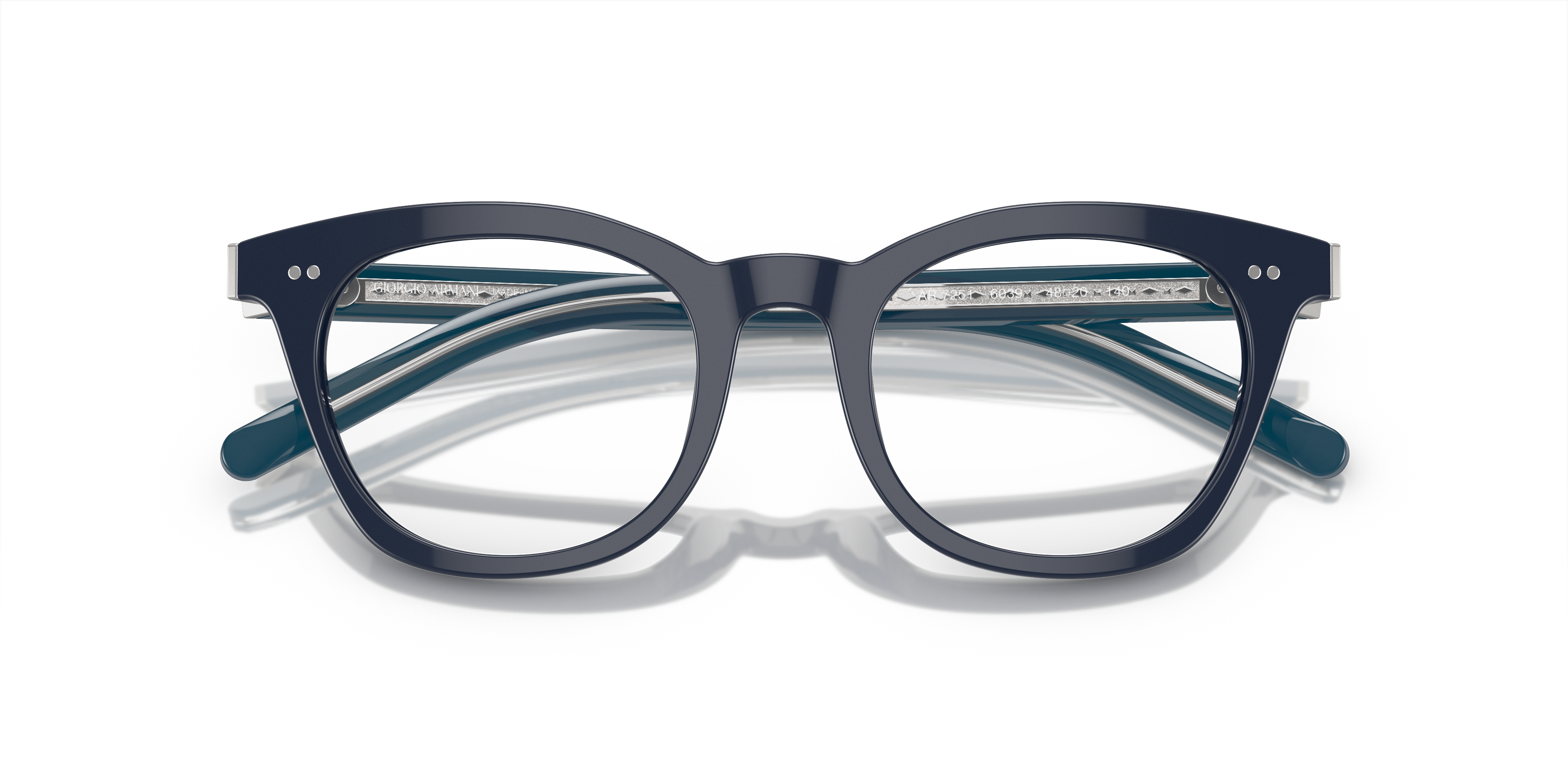 Folded Giorgio Armani AR 7251 Glasses Transparent / Black