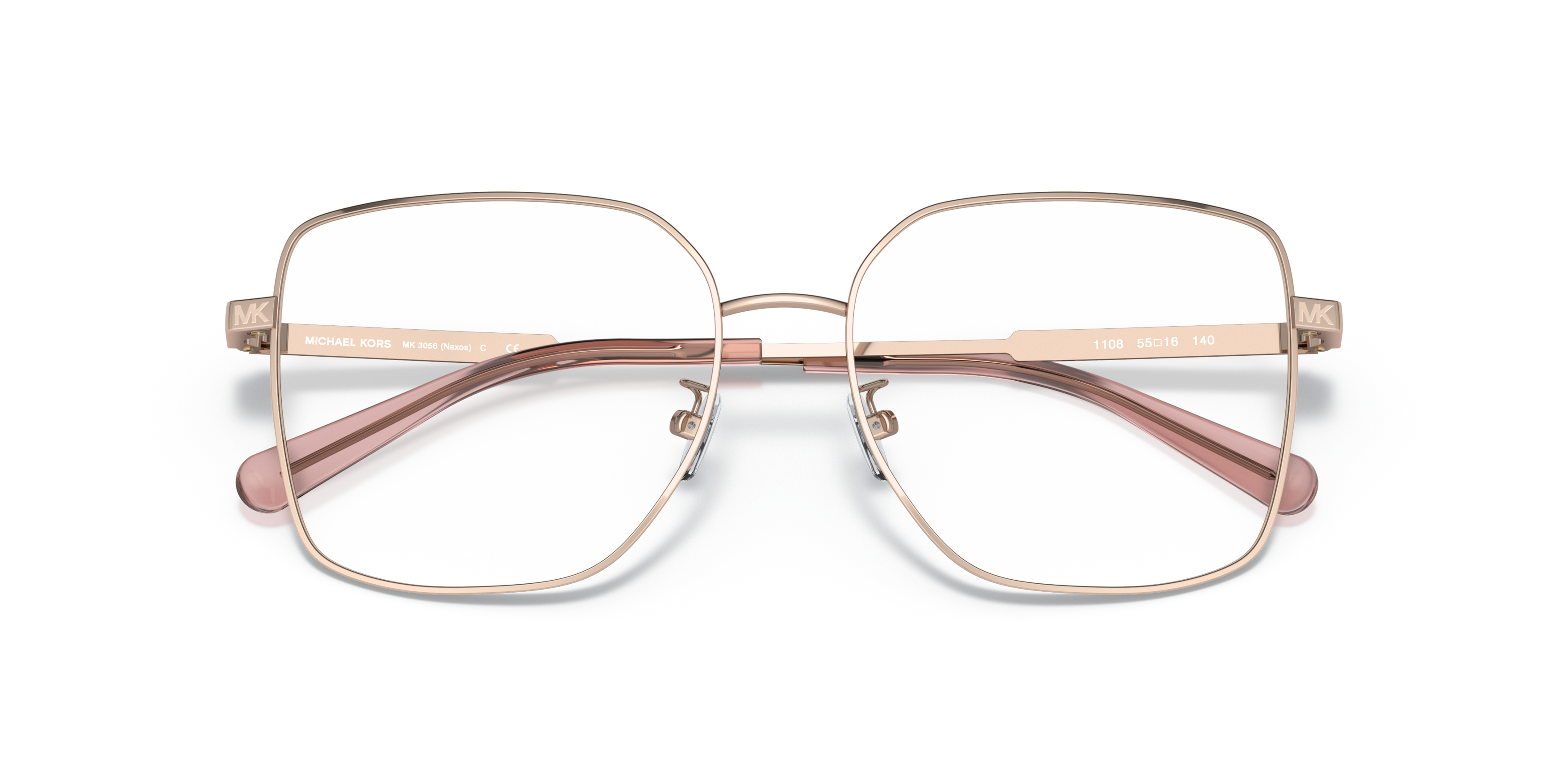 Folded Michael Kors MK 3056 Glasses Transparent / Gold
