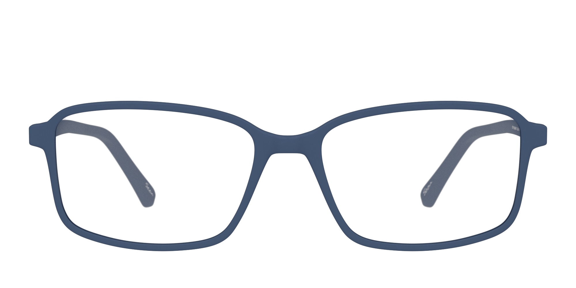 Front Seen SNCM12 Glasses Transparent / Blue