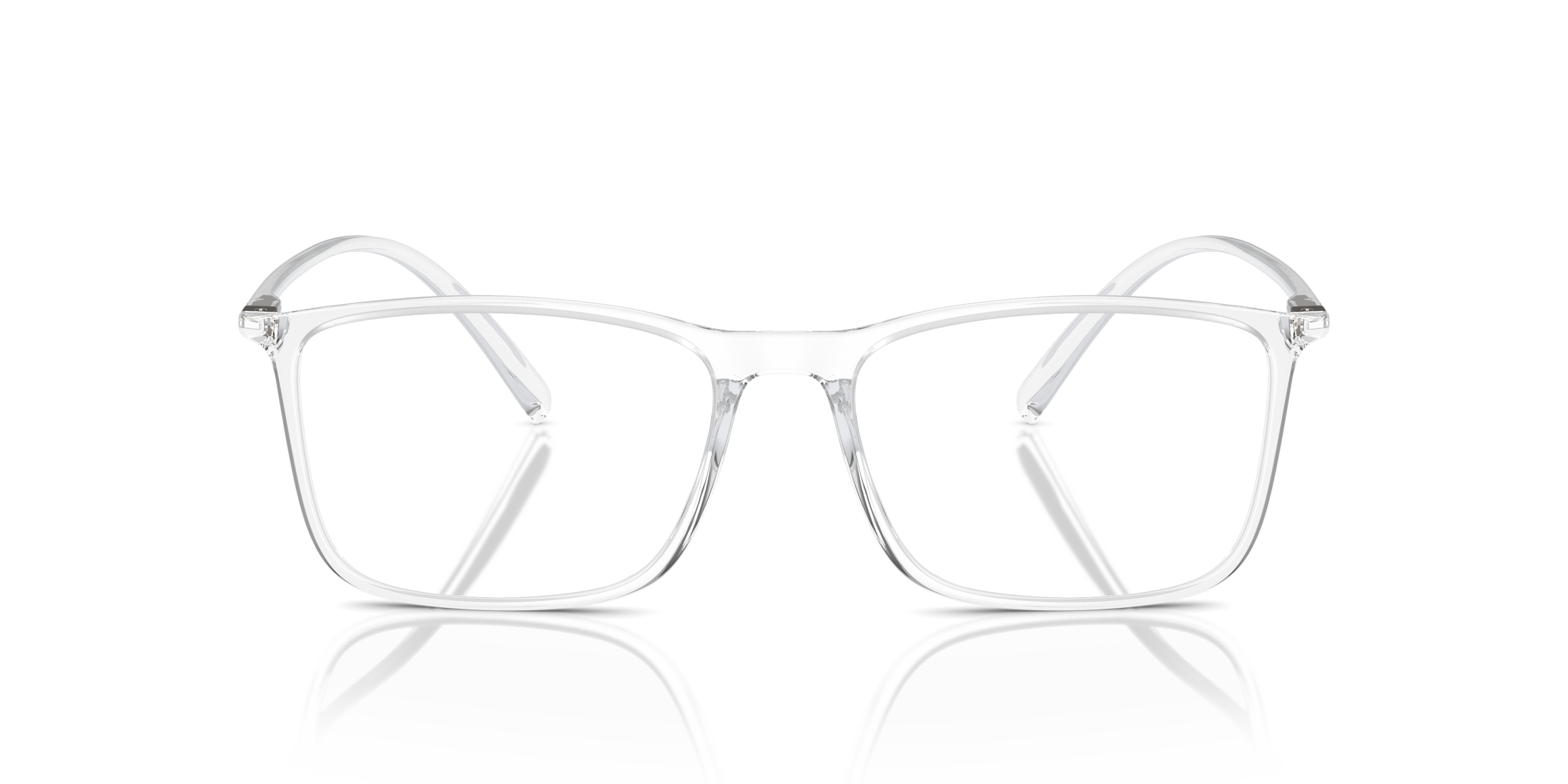 Front Giorgio Armani AR 7244U Glasses Transparent / Black