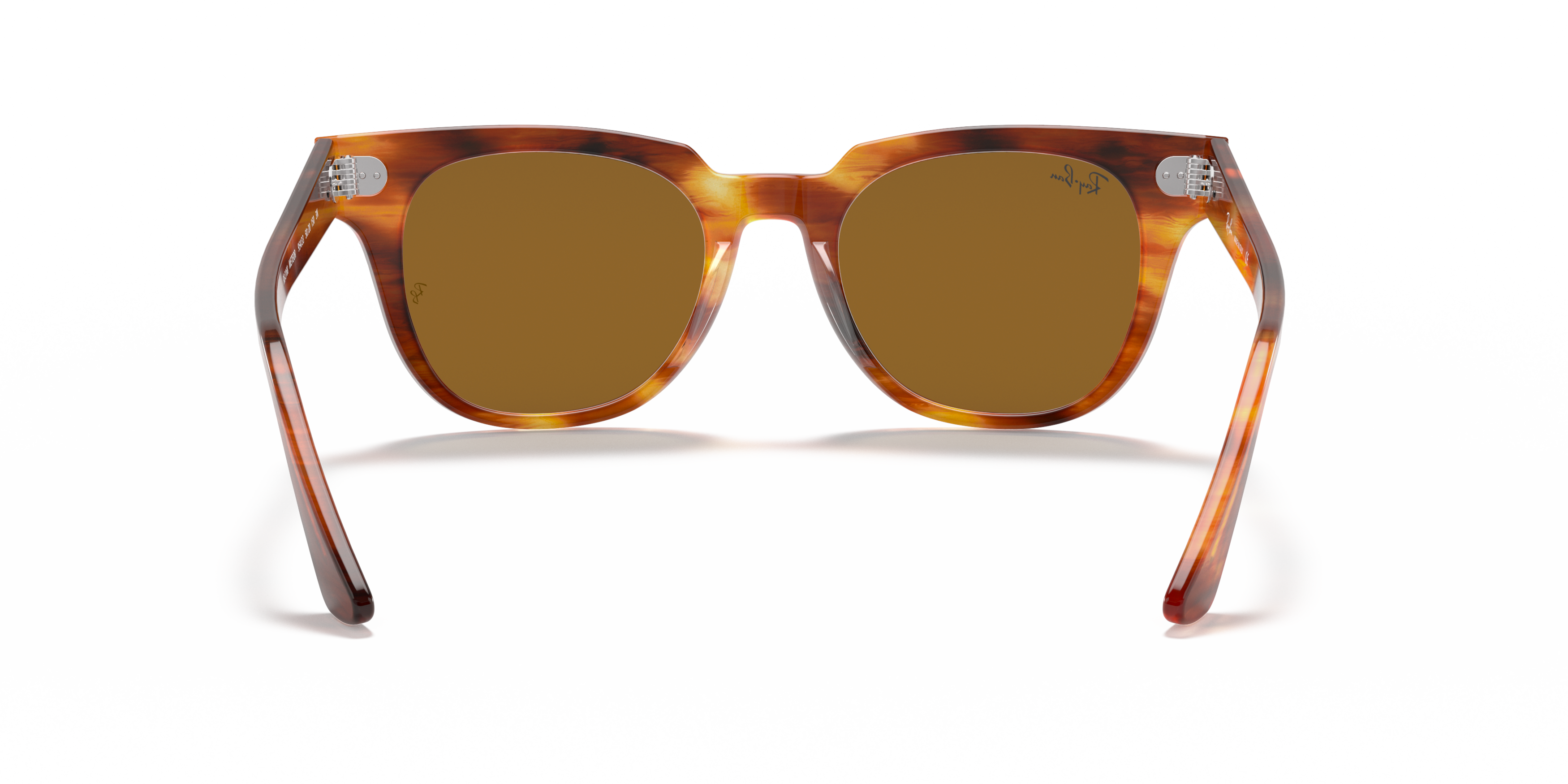 Detail02 Ray-Ban Meteor RB 2168 Sunglasses Brown / Tortoise Shell