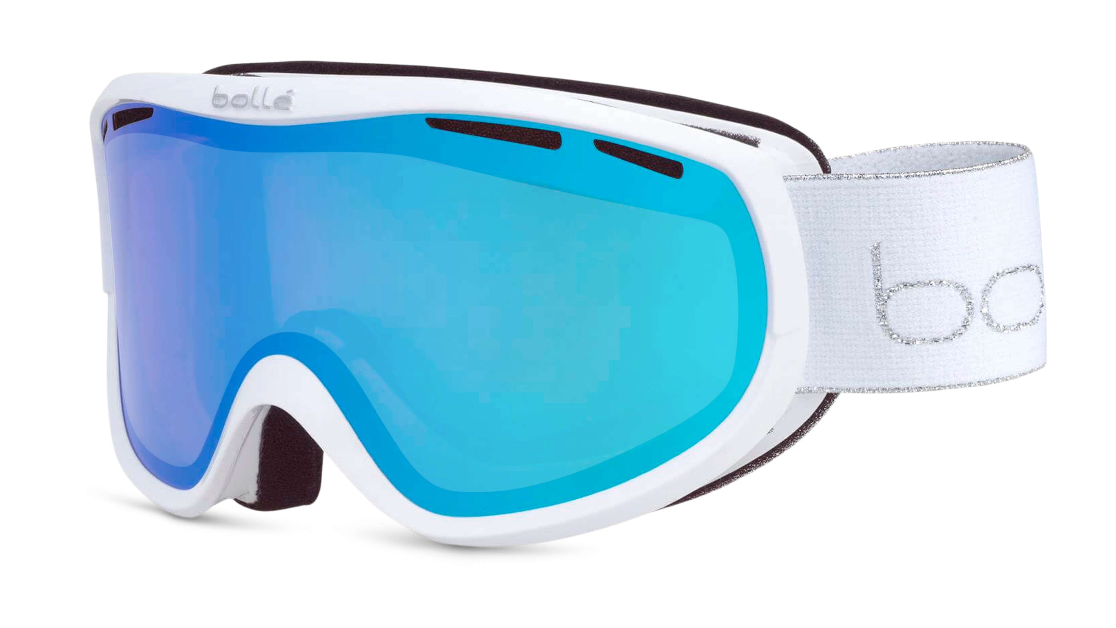 Angle_Left01 Bolle Sierra (22058) Snow Goggles Blue / White