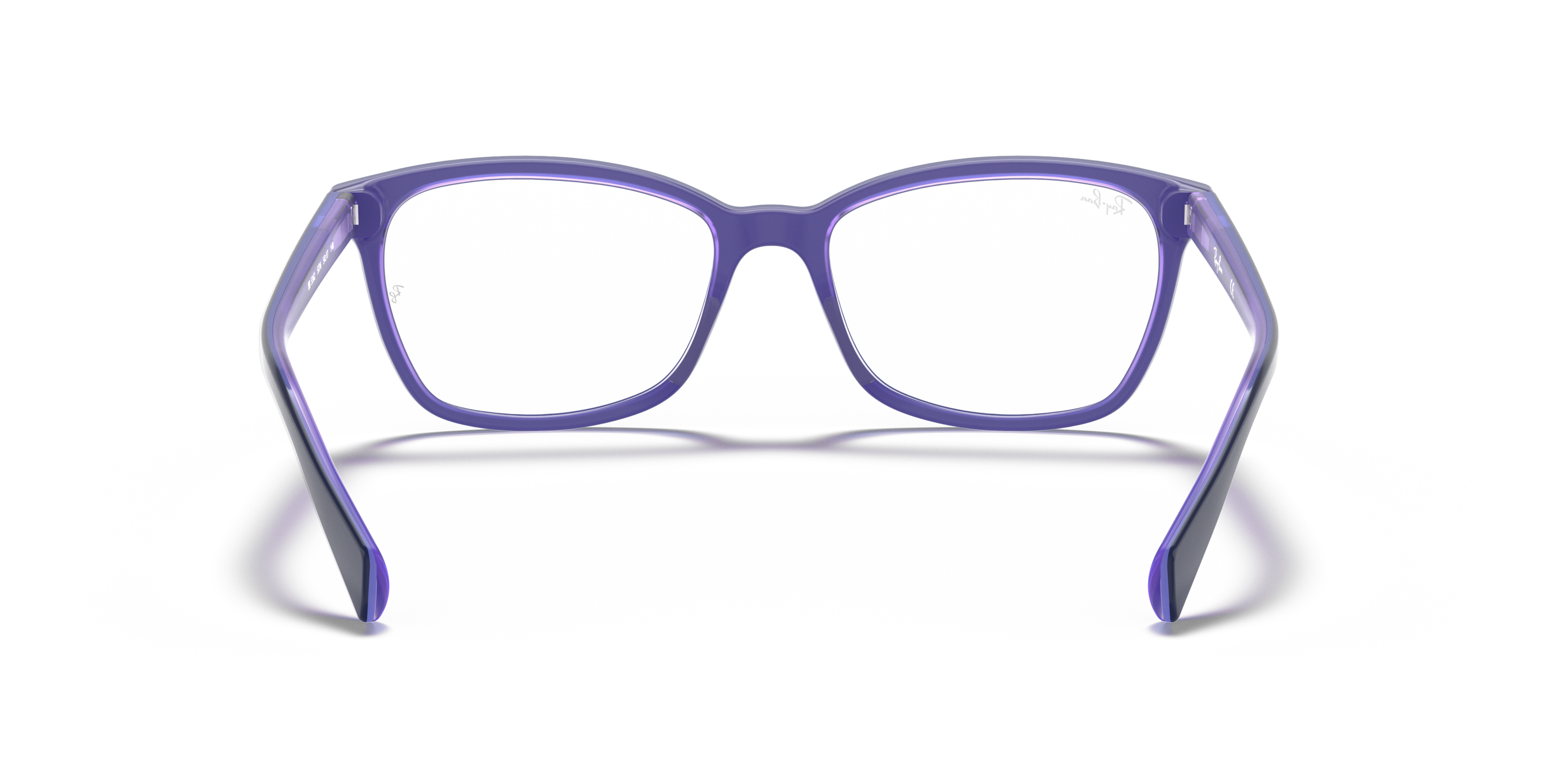 Detail02 Ray-Ban RX 5362 (5776) Glasses Transparent / Purple