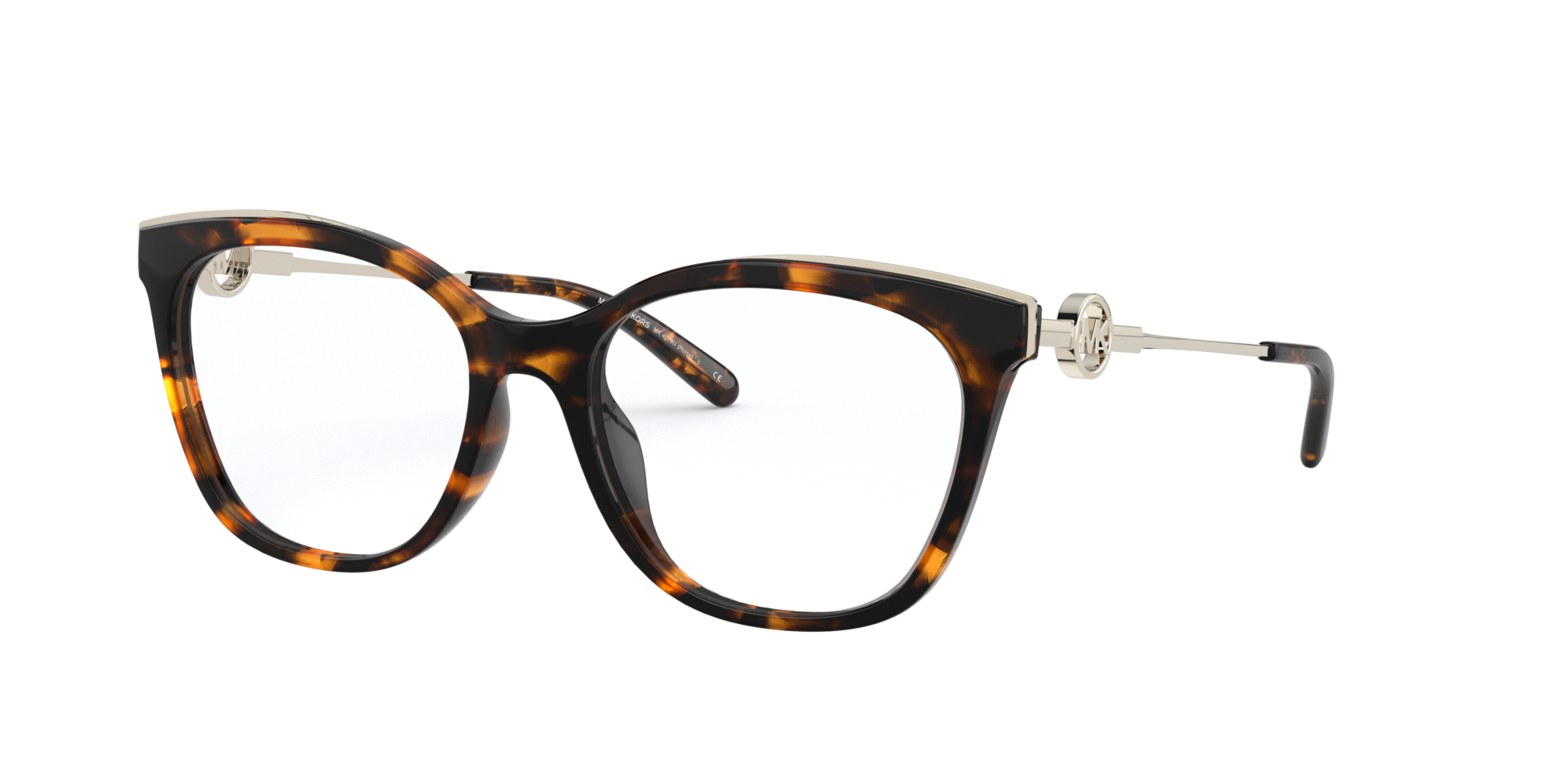 Angle_Left01 Michael Kors MK 4076U (3006) Glasses Transparent / Tortoise Shell
