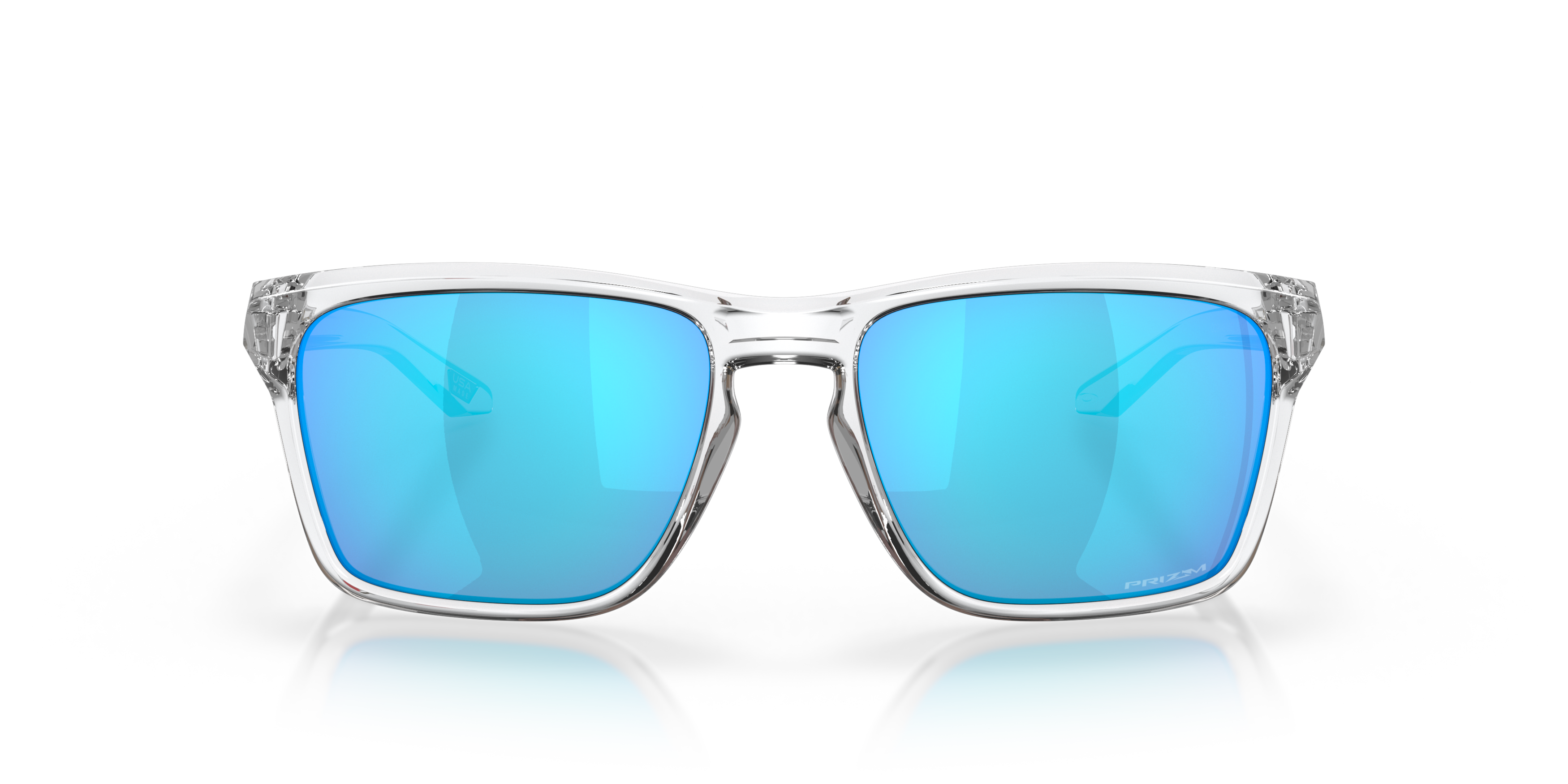 Front Oakley Sylas OO 9448 (944804) Sunglasses Blue / Transparent