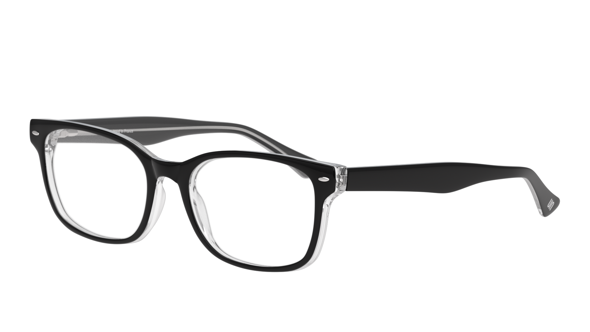 Angle_Left01 Unofficial UNOM0012 Glasses Transparent / Black
