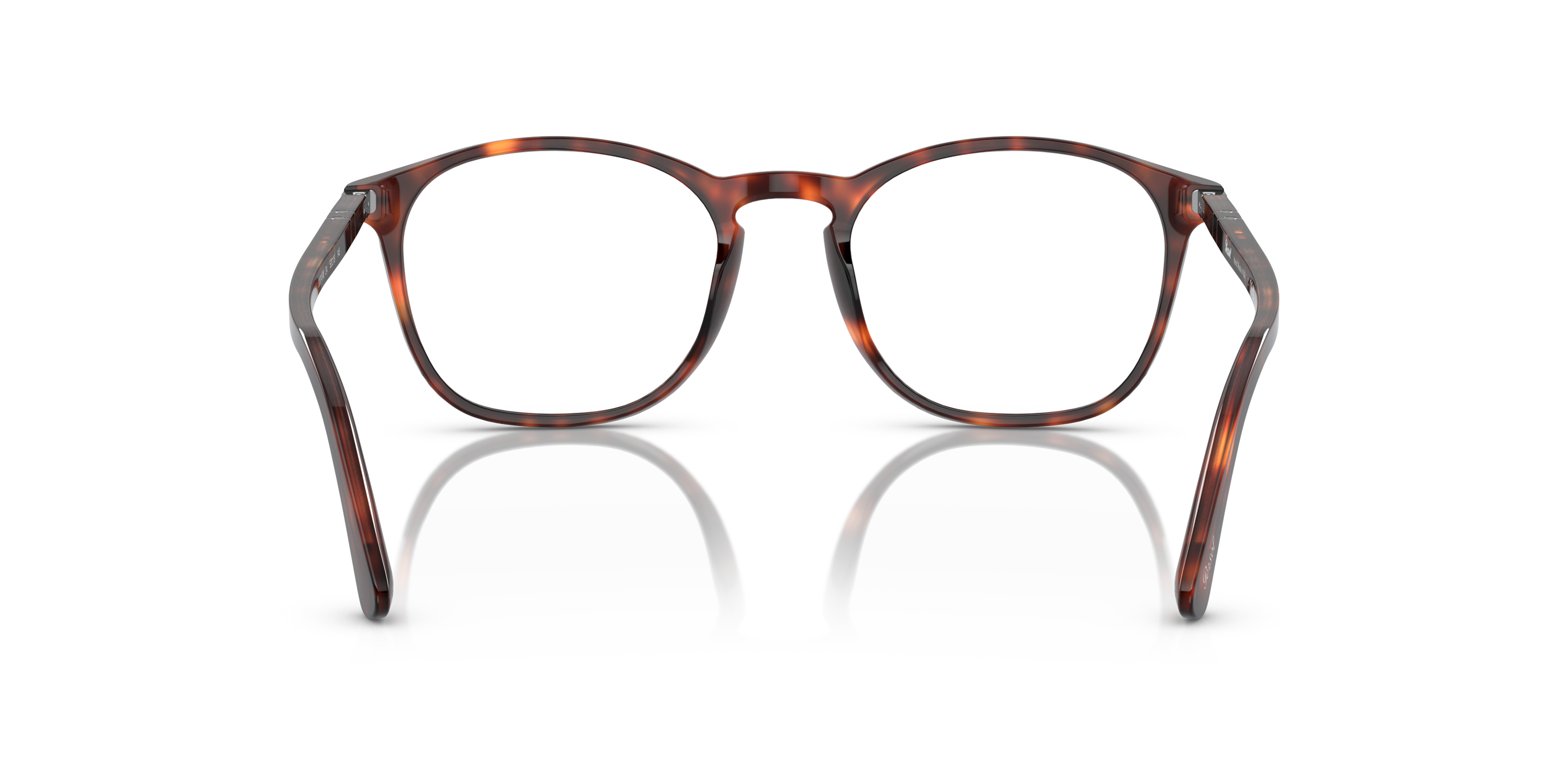 Detail02 Persol PO 3007VM (24) Glasses Transparent / Tortoise Shell