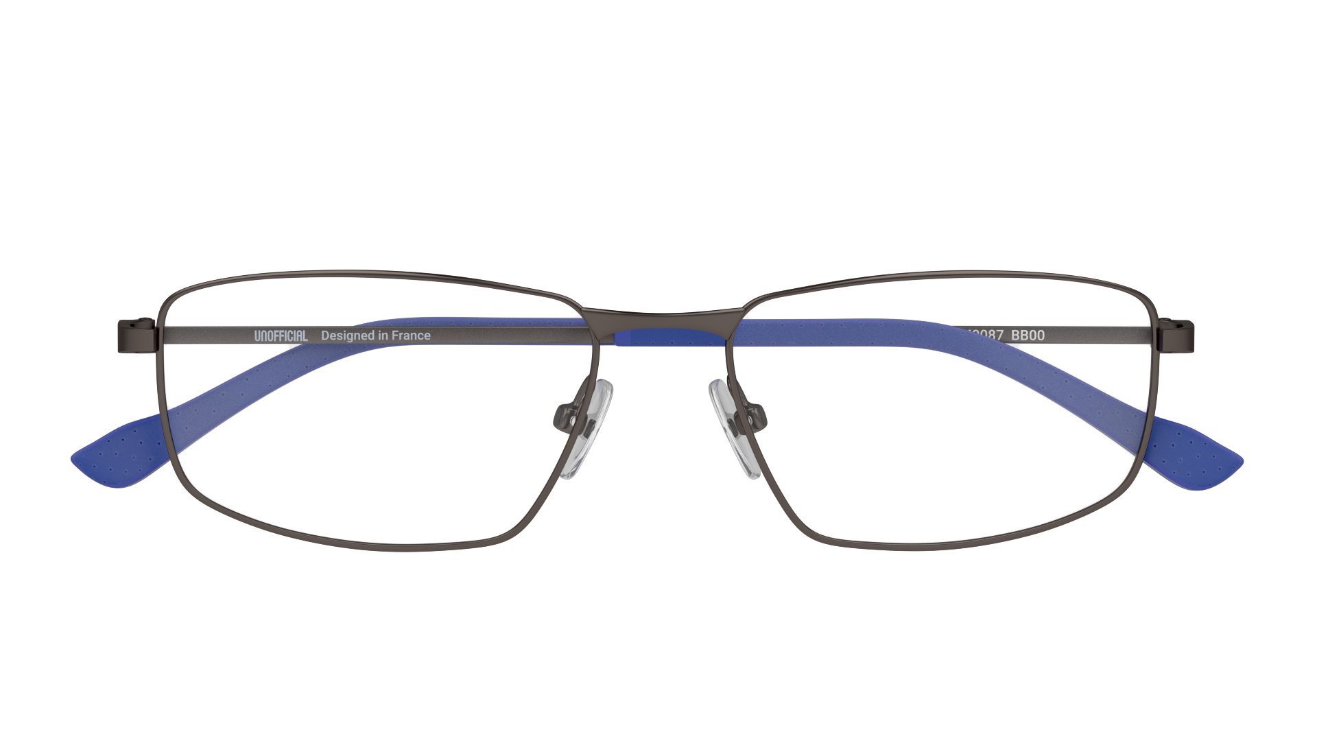 Folded Unofficial UNOM0087 (Large) Glasses Transparent / Grey