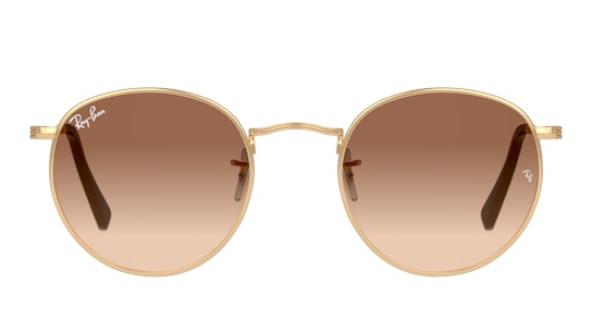 Ray-Ban Round Metal RB3447 9001A5 Roze / Zilver, Bruin
