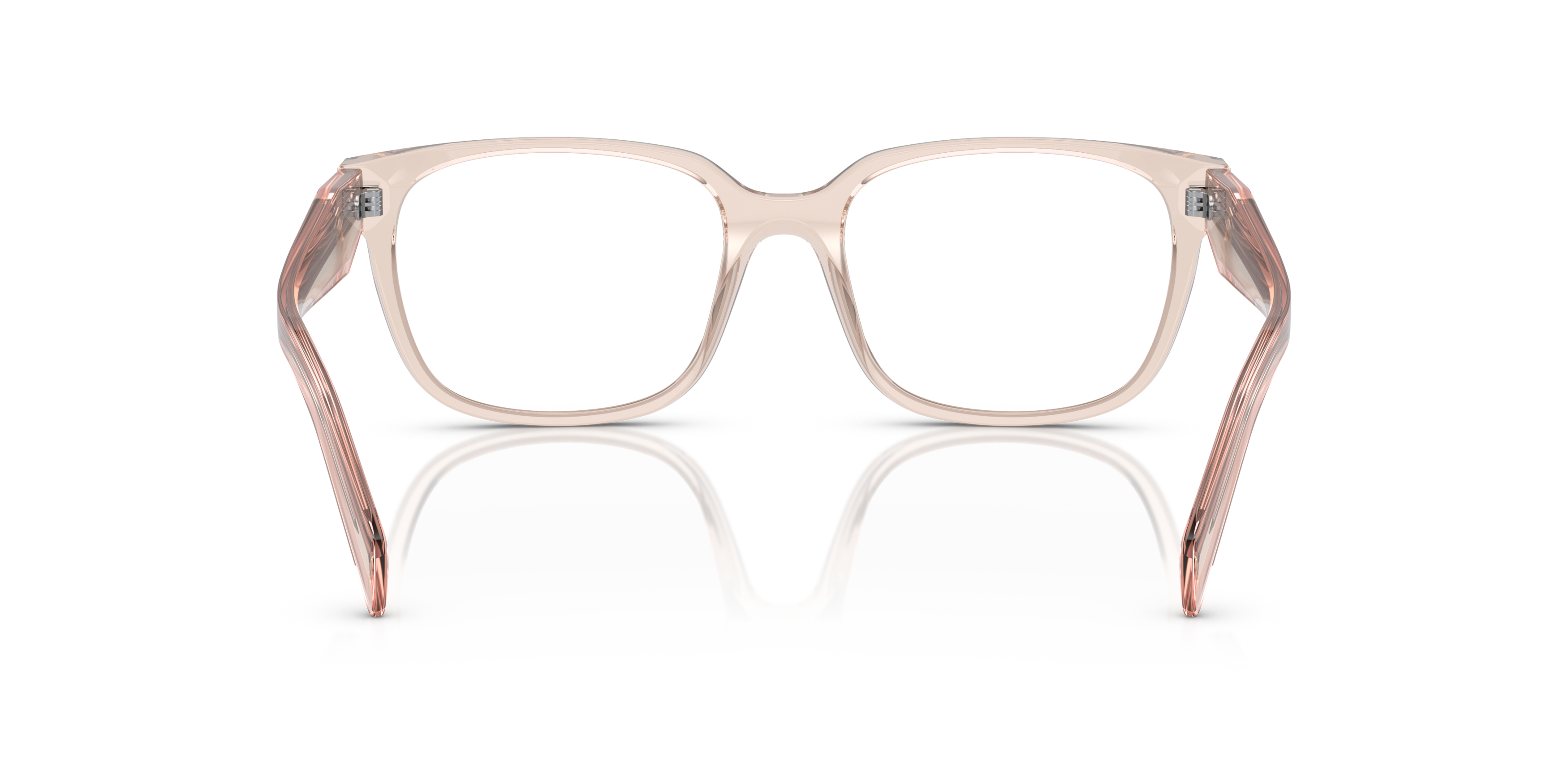 Detail02 Prada PR 17ZV Glasses Transparent / Transparent, Pink