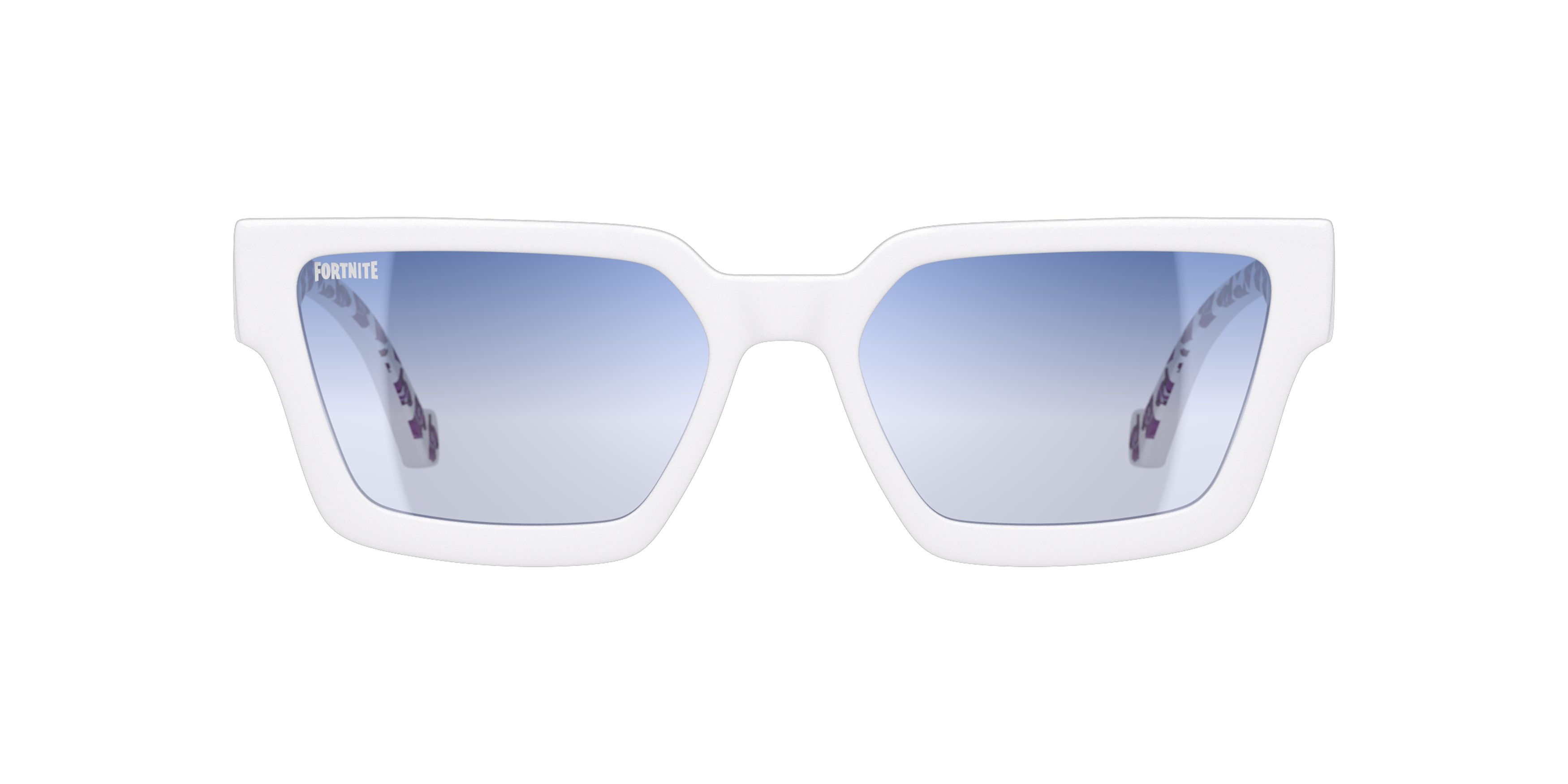 Front Fortnite with Unofficial UNSU0150 Sunglasses Violet / White