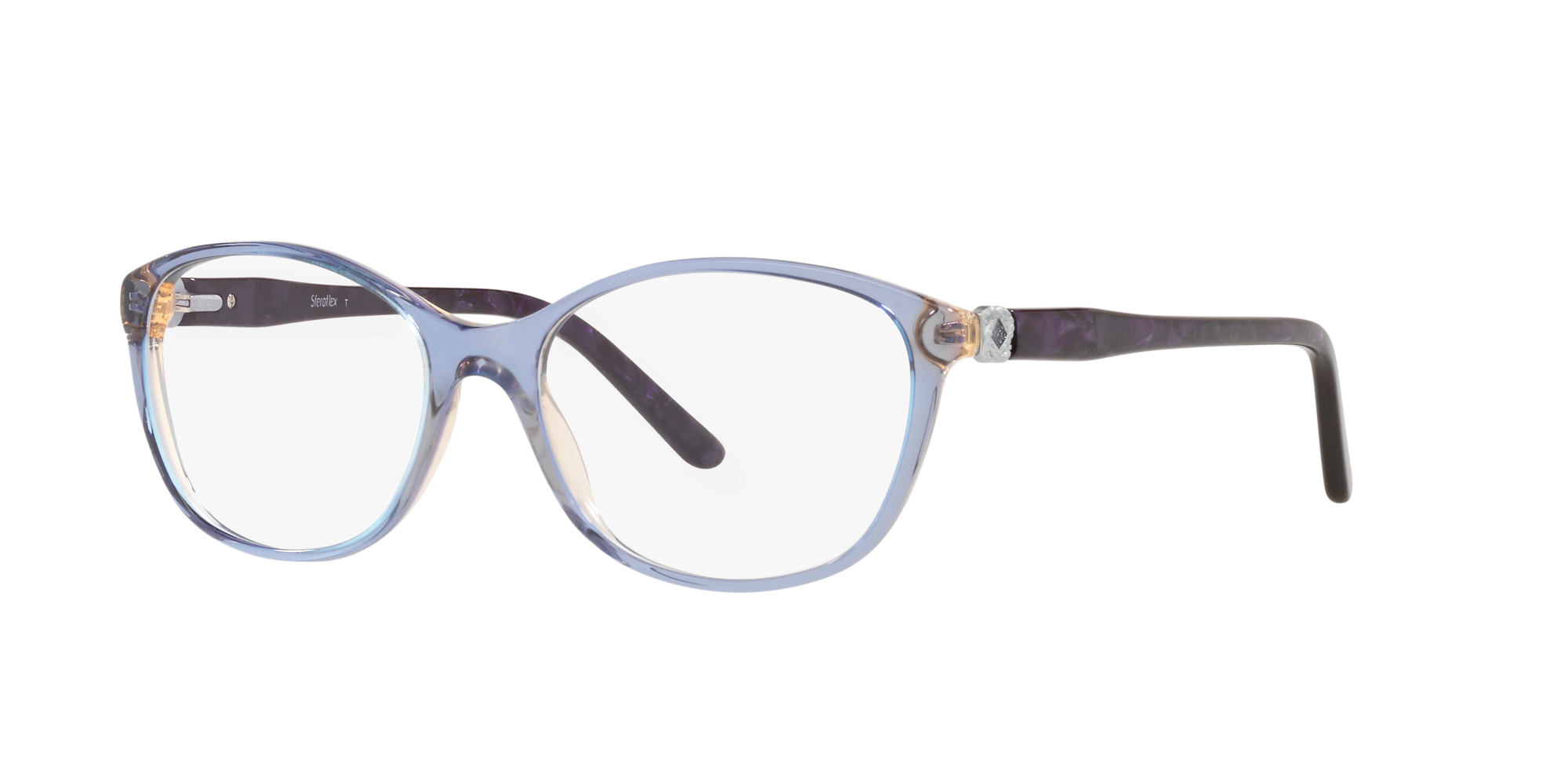 Angle_Left01 Sferoflex SF 1548 (C352) Glasses Transparent / Purple