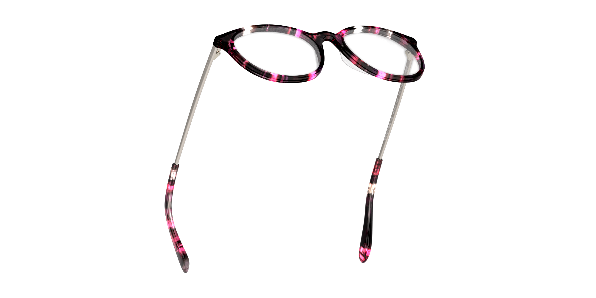Bottom_Up Unofficial UNOF0030 Glasses Transparent / Pink