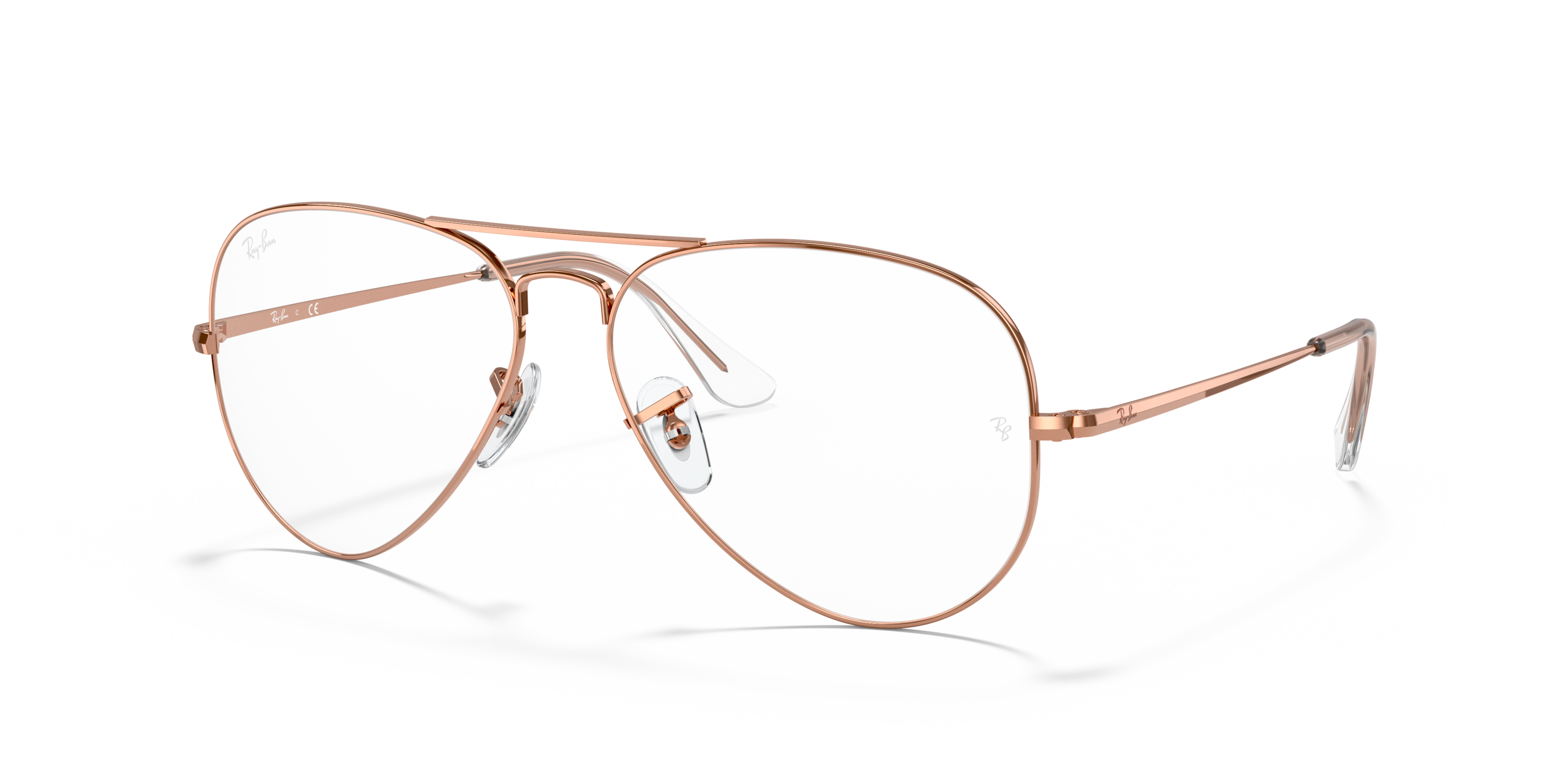 Angle_Left01 Ray-Ban RX 6489 Glasses Transparent / Pink