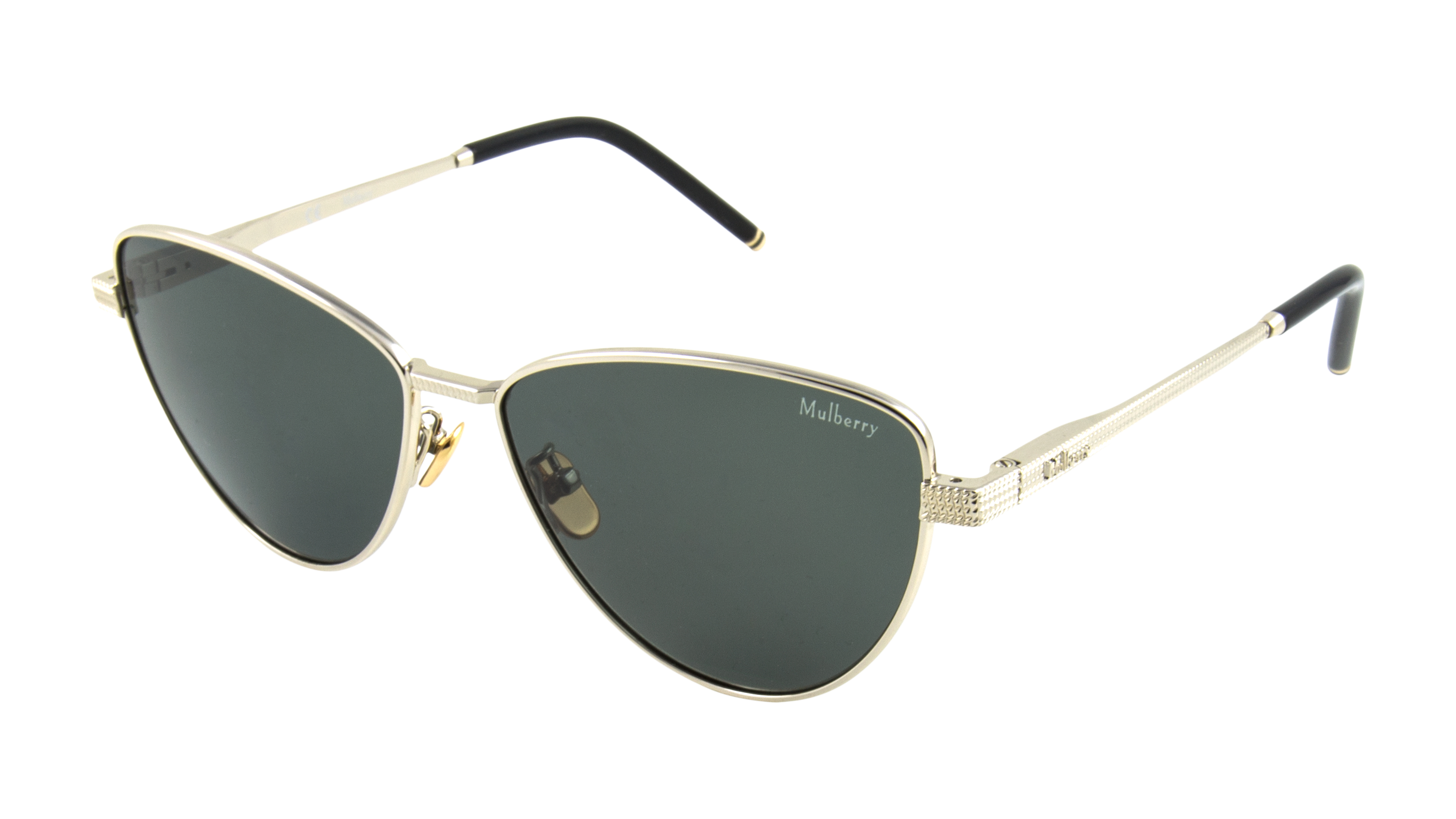 Angle_Left01 Mulberry SML039 (594) Sunglasses Grey / Gold