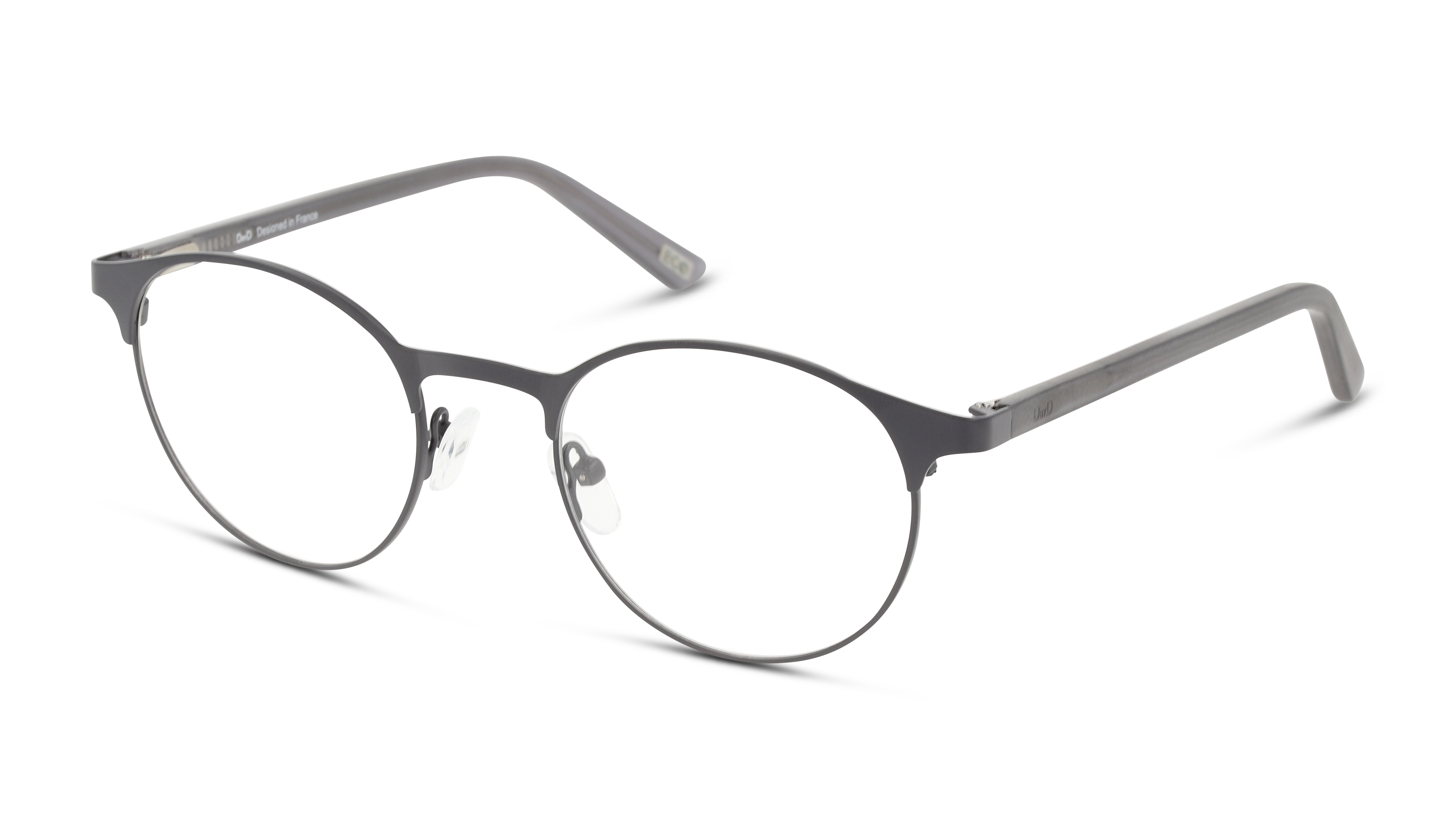 Angle_Left01 DbyD Essentials DB OM0030 Glasses Transparent / Grey