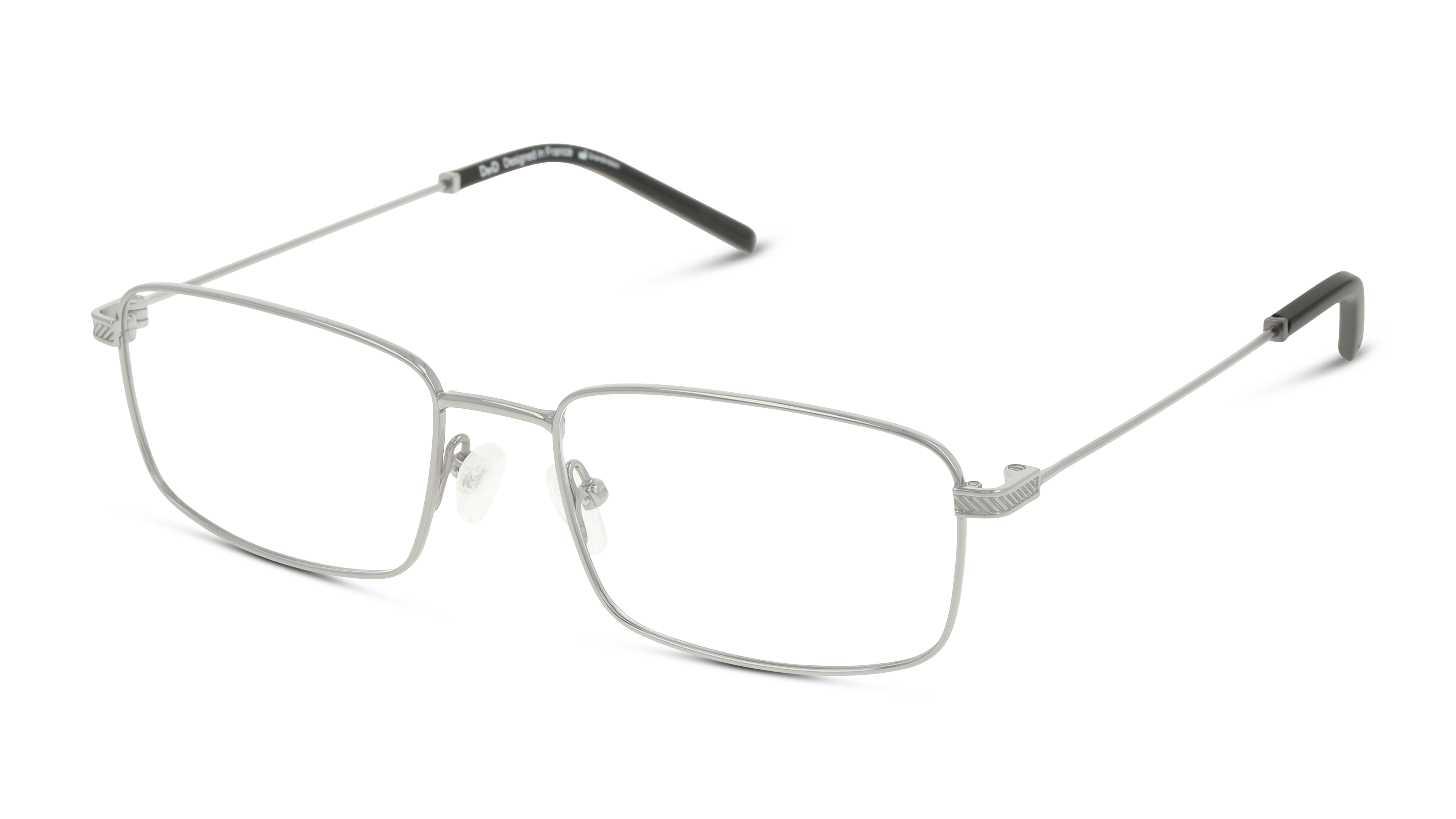 Angle_Left01 DbyD Titanium DB OM9031 Glasses Transparent / Grey