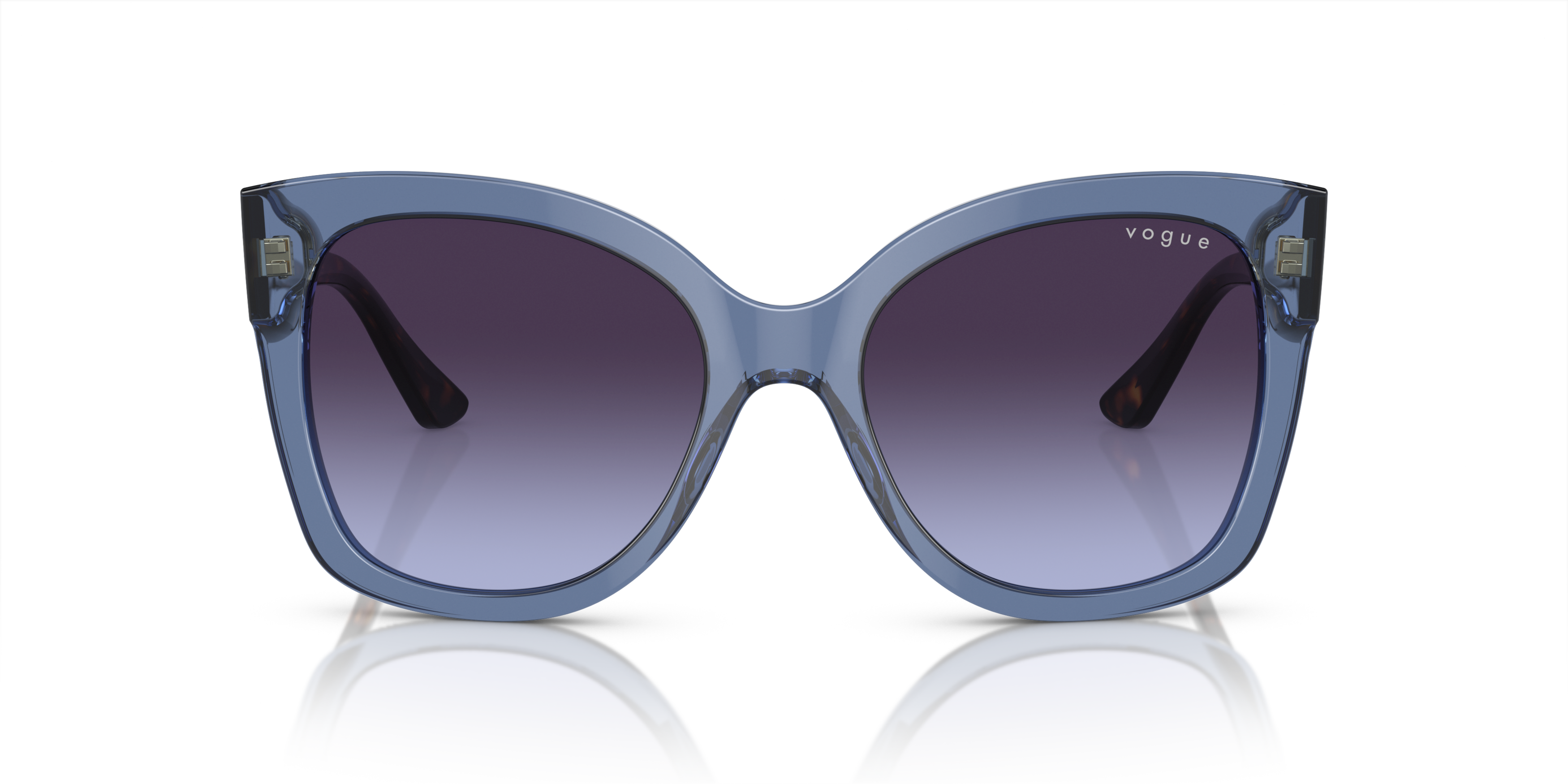 Front Vogue VO 5338S (28304Q) Sunglasses Violet / Transparent, Blue