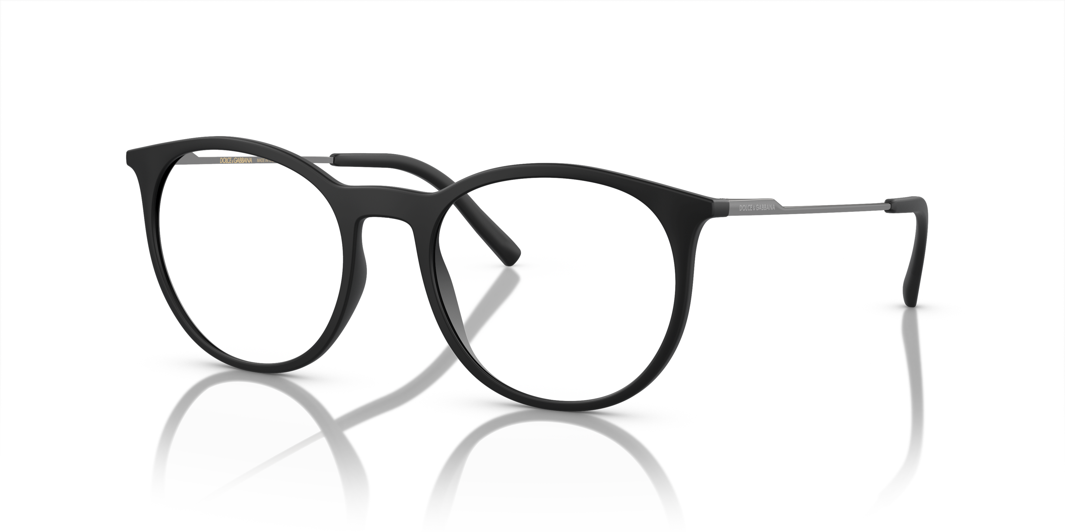 Angle_Left01 Dolce & Gabbana DG 5031 Glasses Transparent / Black