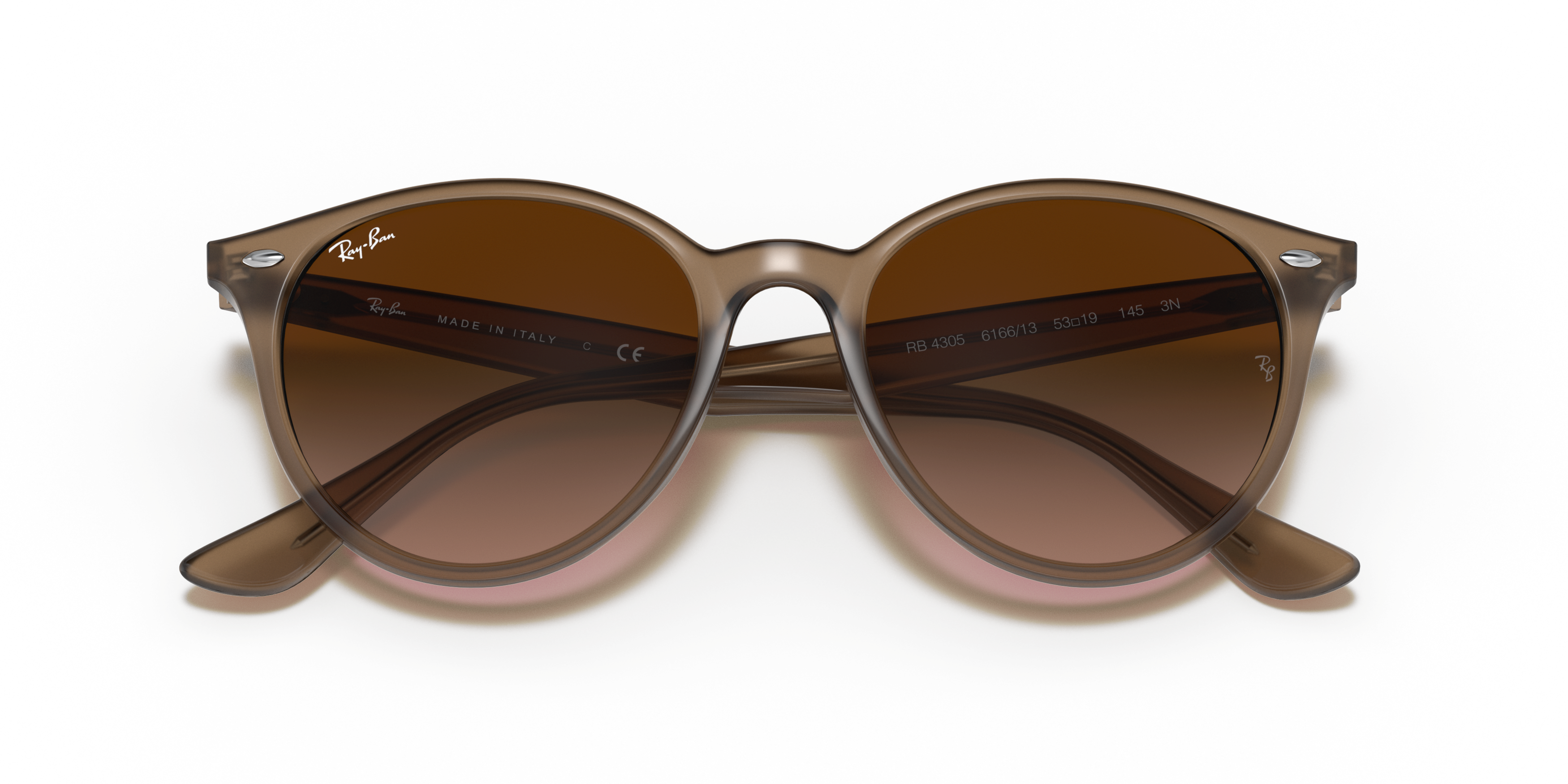 Folded Ray-Ban RB 4305 (616613) Sunglasses Brown / Brown