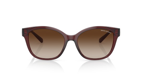 Armani Exchange AX 4127S Sunglasses Brown / Transparent, Clear
