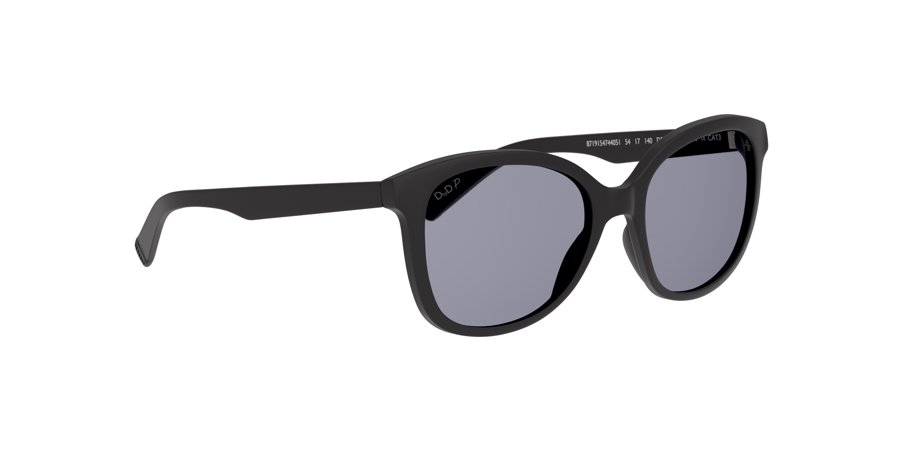 Angle_Right01 DbyD Recycled DB SF9004P (BBG0) Sunglasses Grey / Black