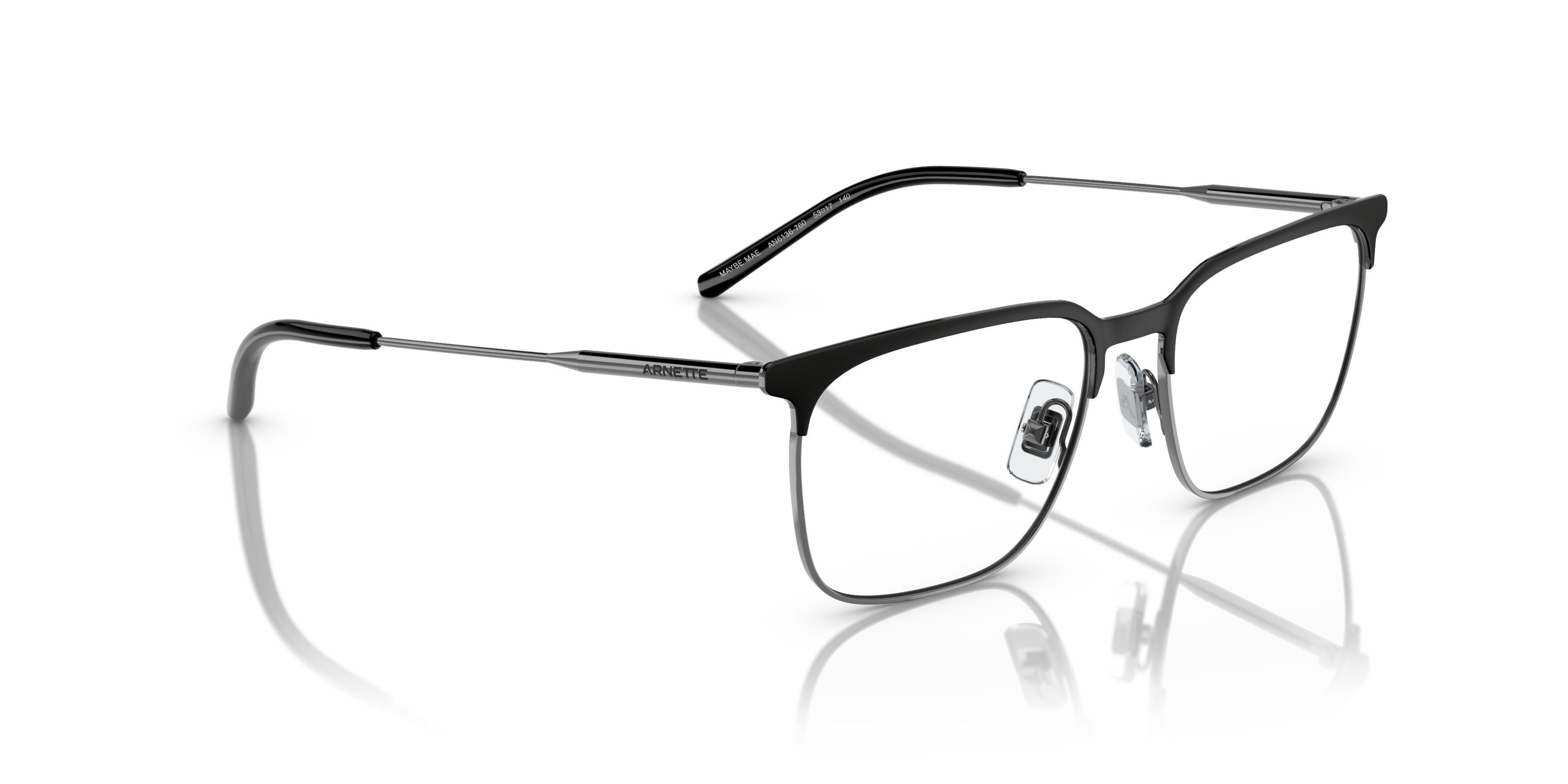 Angle_Right01 Arnette MAYBE MAE AN 6136 (760) Glasses Transparent / Black