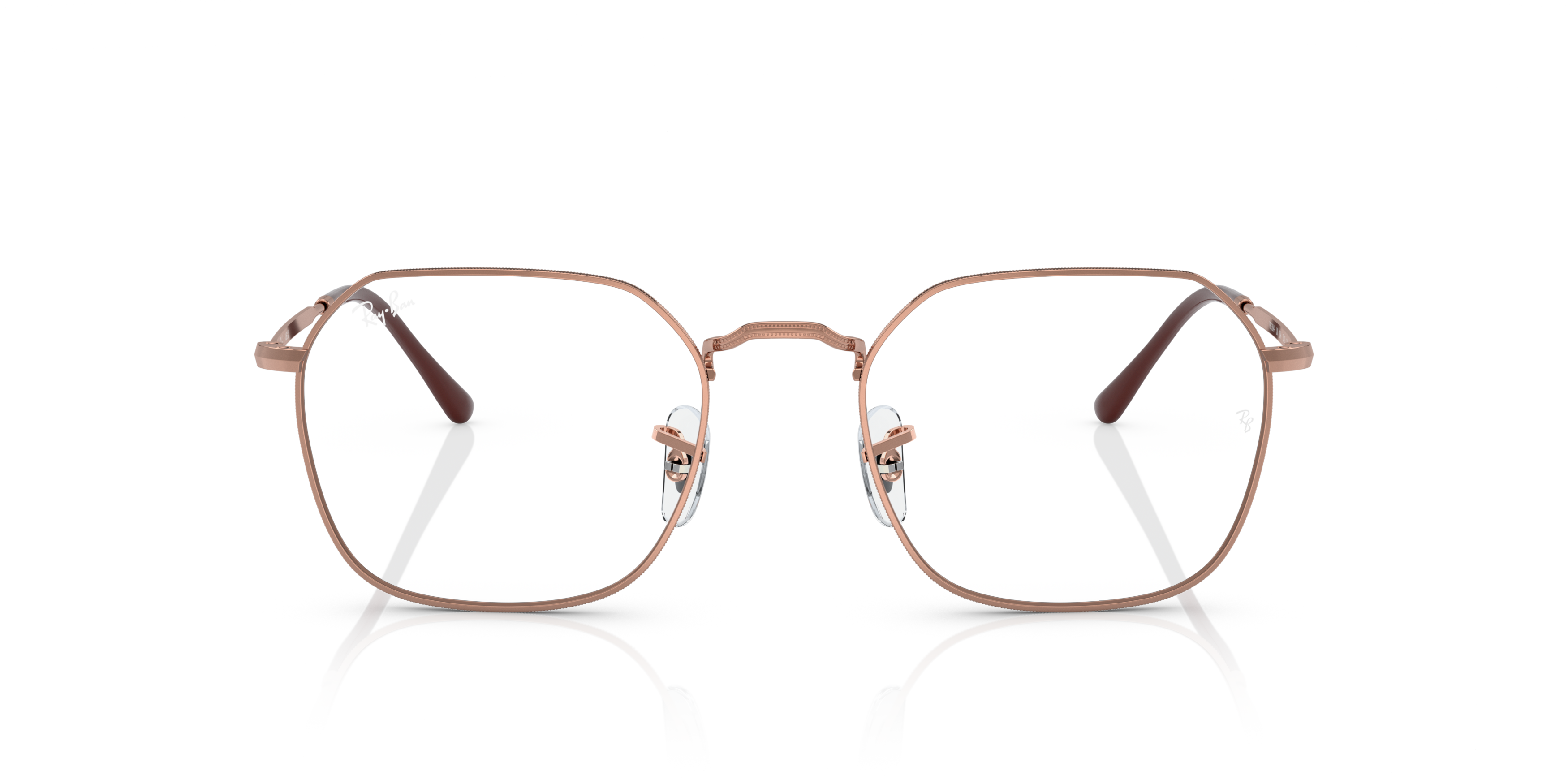 Front Ray-Ban JIM RX3694V 3031 Roze, Goud