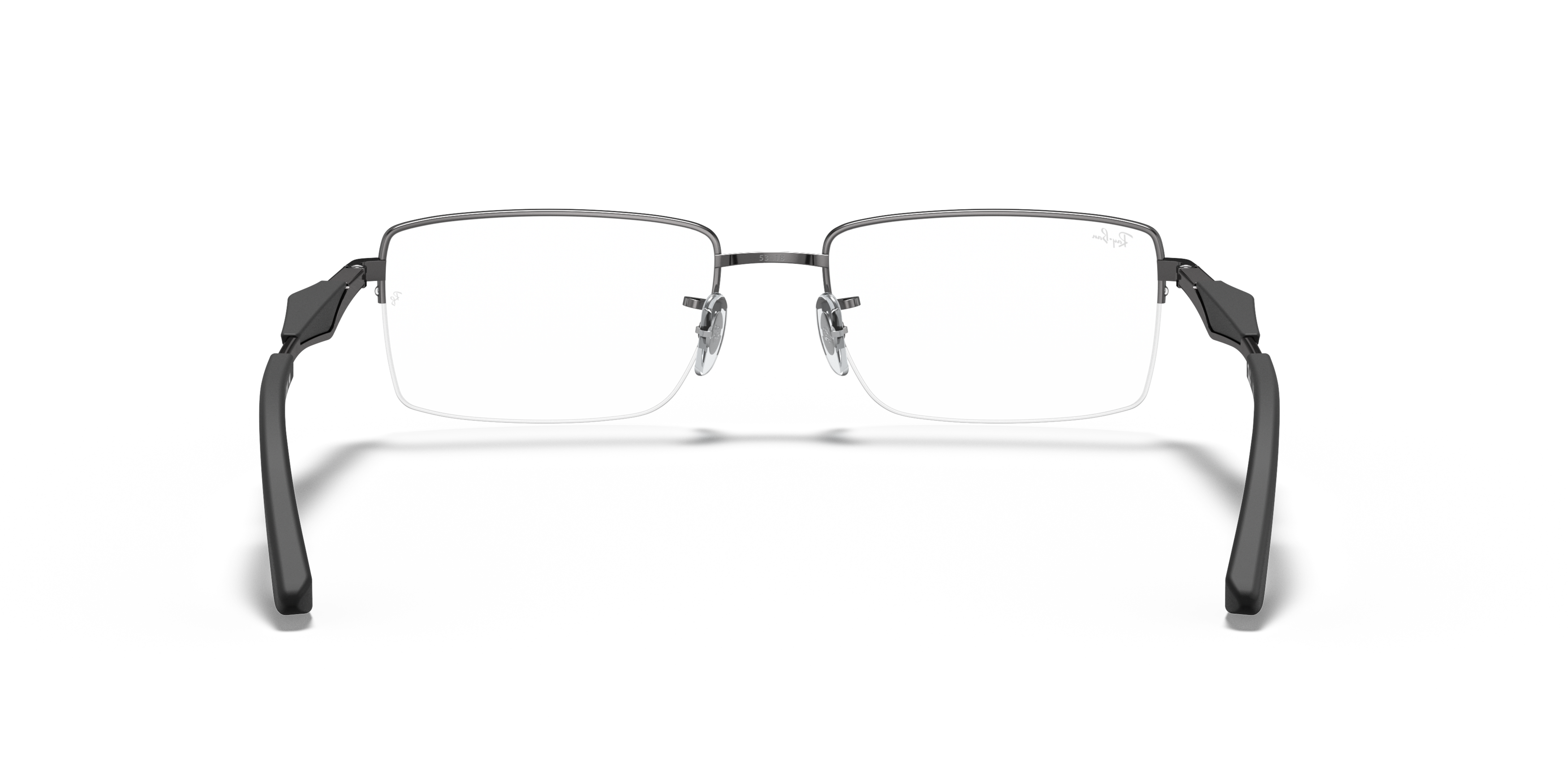 Detail02 Ray-Ban RX 6285 (2502) Glasses Transparent / Silver